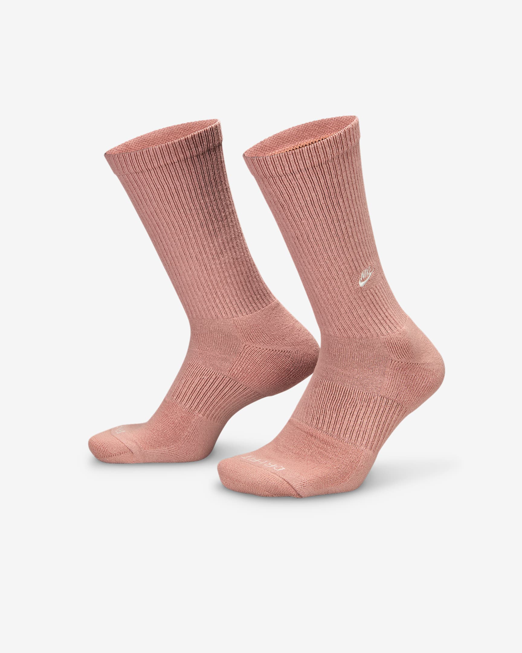 Nike Everyday Cushioned Crew-Socken (2 Paar) - Particle Pink/Sail