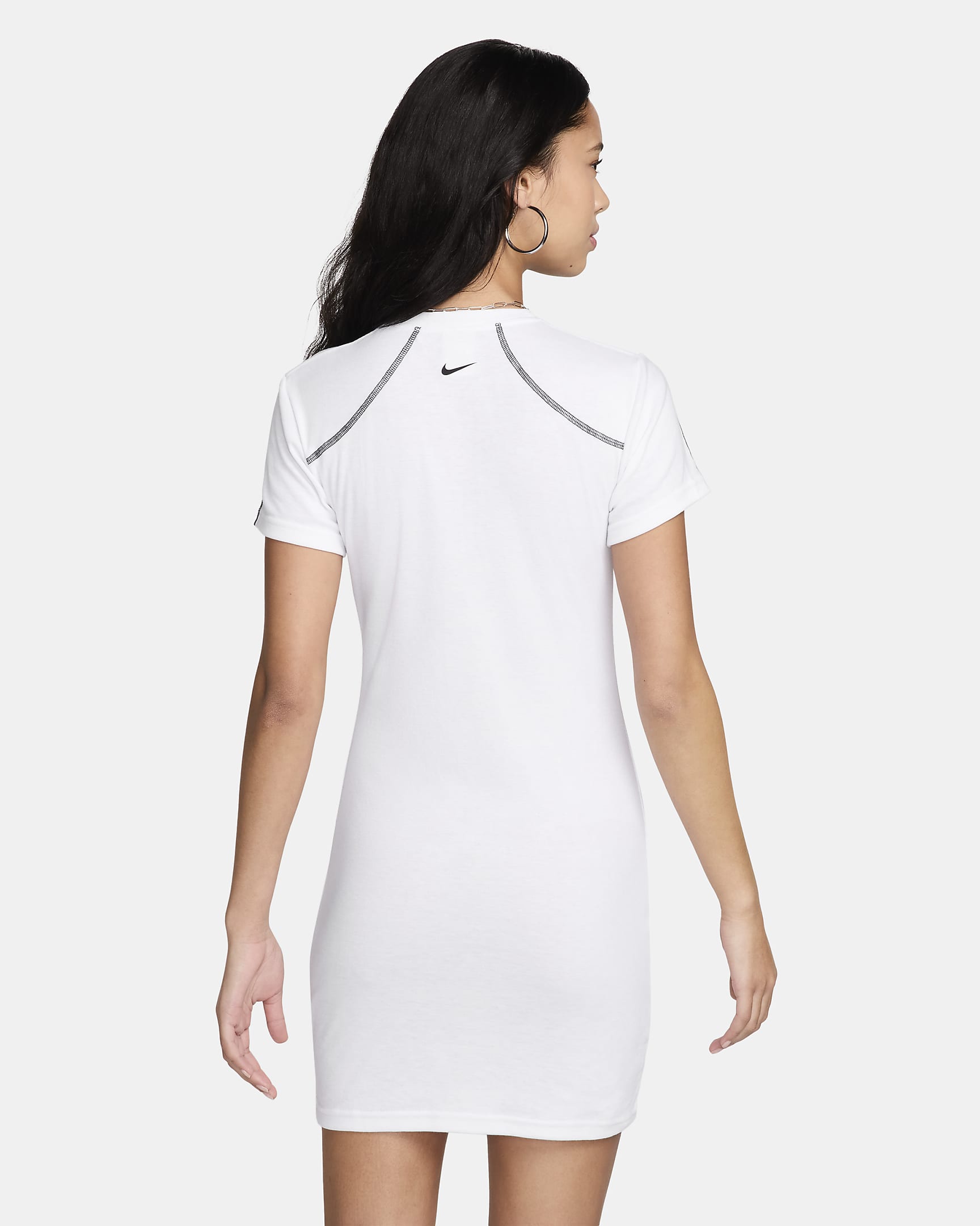 Nike Sportswear Vestido de manga corta - Mujer - Blanco