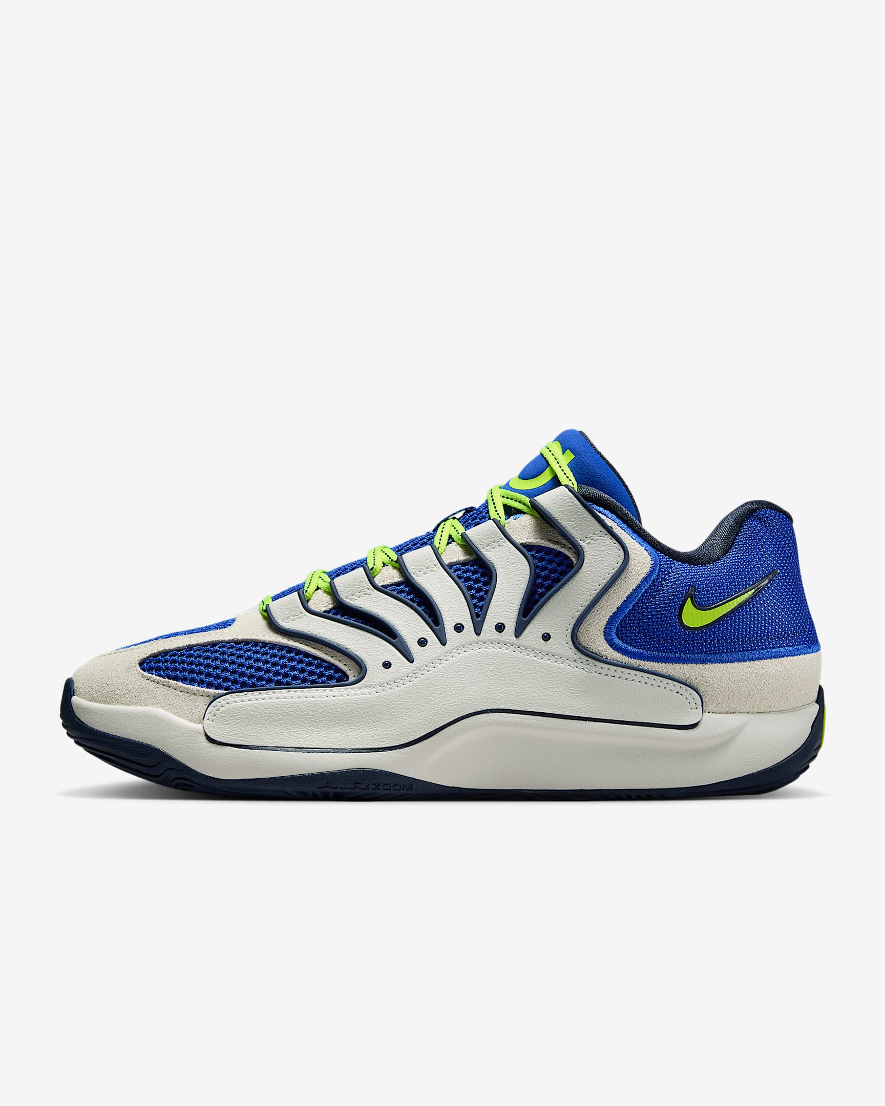 KD18 "Smart City" Basketball Shoes - Hyper Royal/Sail/Neon Yellow