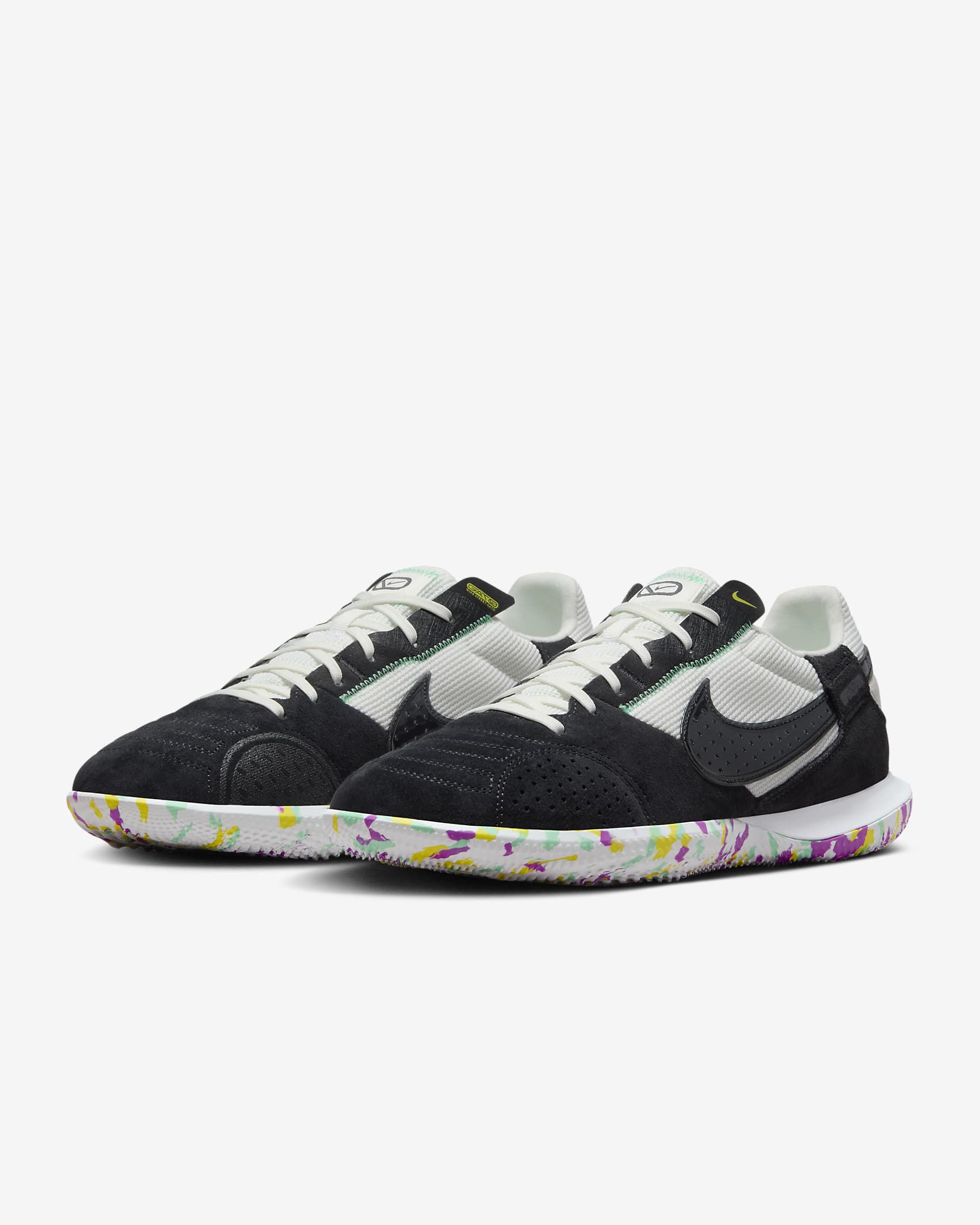 Nike Streetgato Low-Top Soccer Shoes - Summit White/White/Off Noir