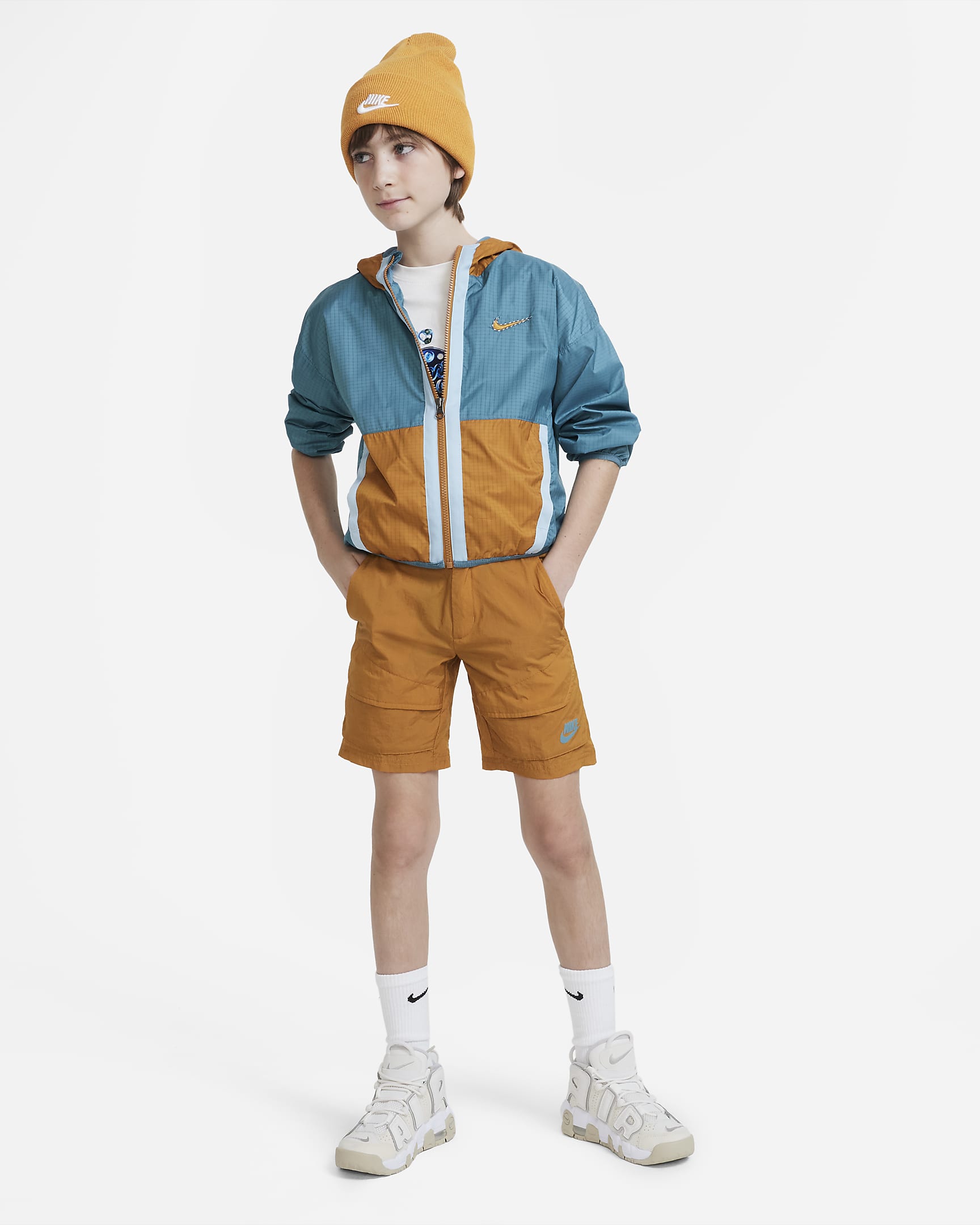 Nike Sportswear Older Kids' (Boys') Woven Utility Cargo Shorts. Nike IN
