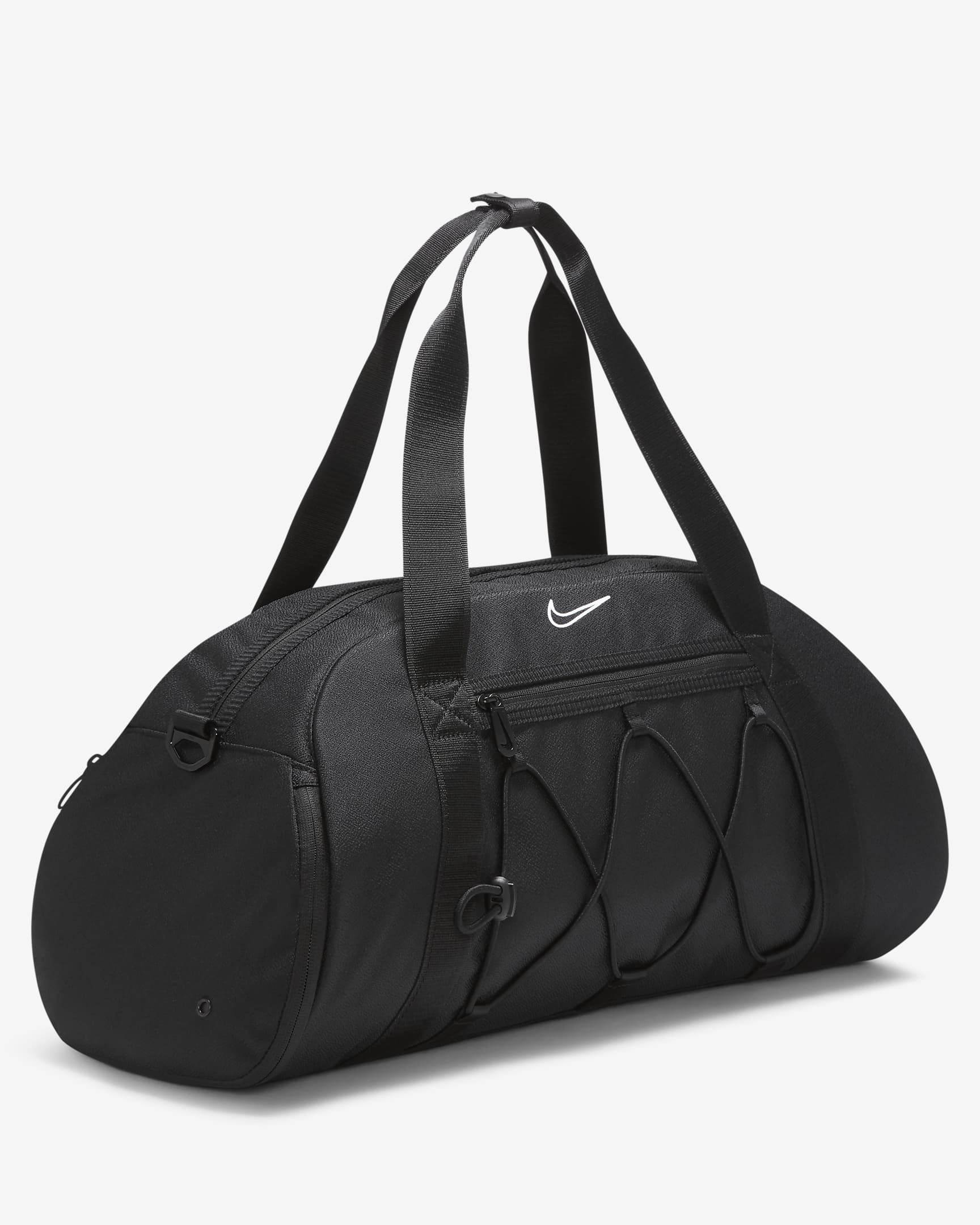 Maleta de entrenamiento para mujer Nike One Club (24 L) - Negro/Negro/Blanco