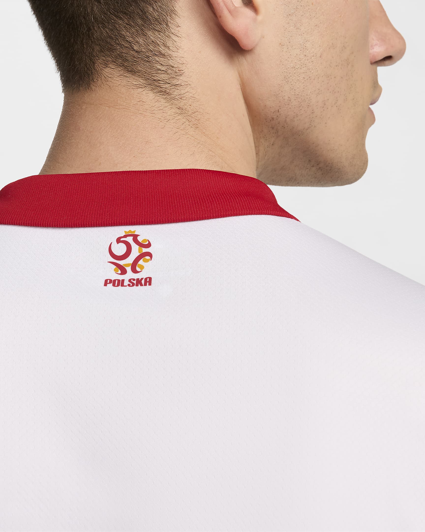 Pánský domácí fotbalový dres Nike Dri-FIT Replica Polsko Stadium 2024/25 - Bílá/Sport Red/Sport Red