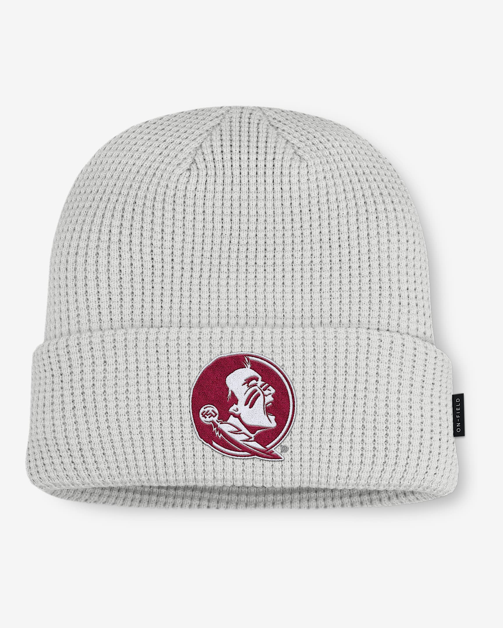 Florida State Utility Off-Field Men's Nike College Cuffed Beanie - Grey