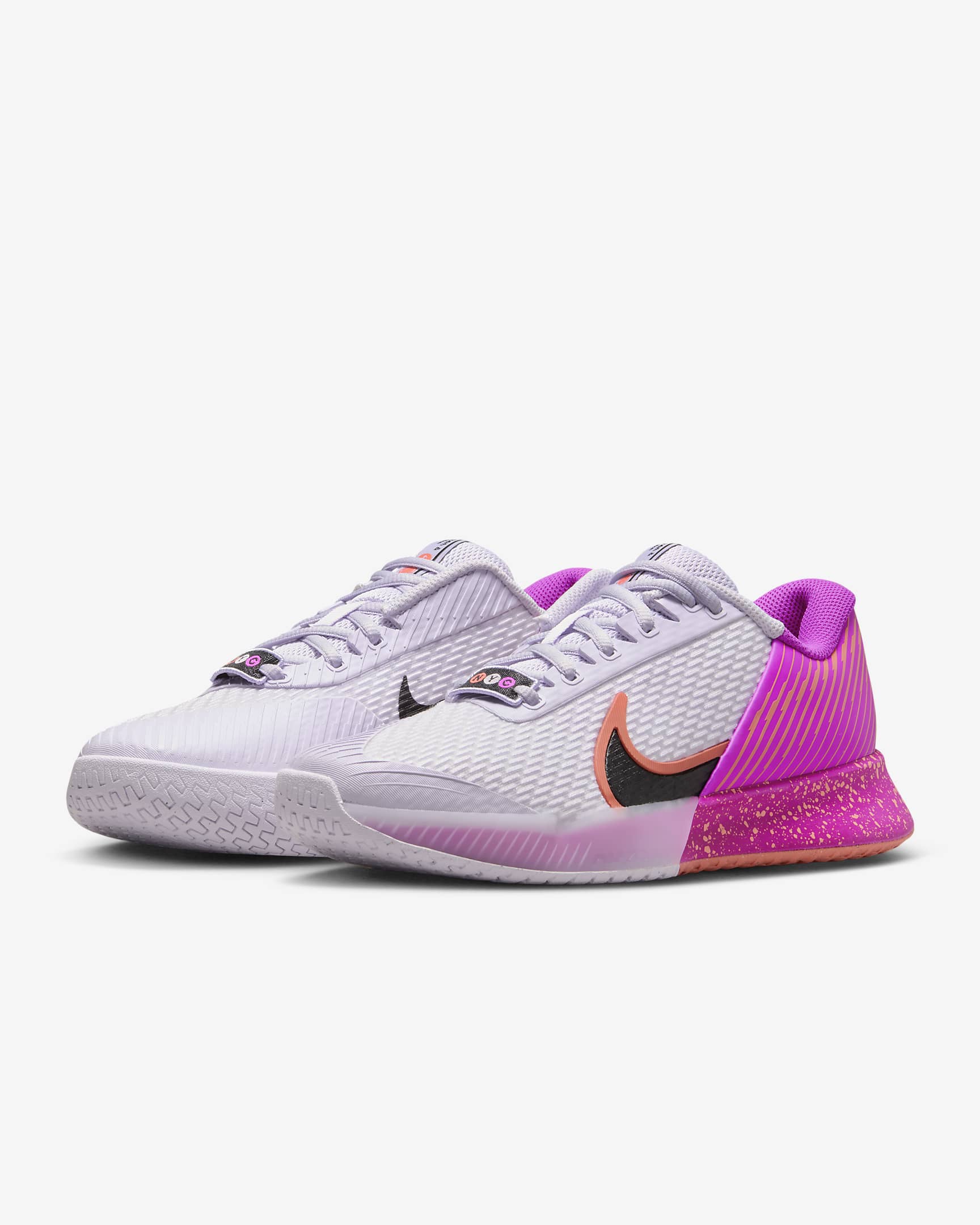 Chaussure de tennis pour surface dure NikeCourt Vapor Pro 2 Premium pour femme - Barely Grape/Vivid Grape/Light Wild Mango/Noir