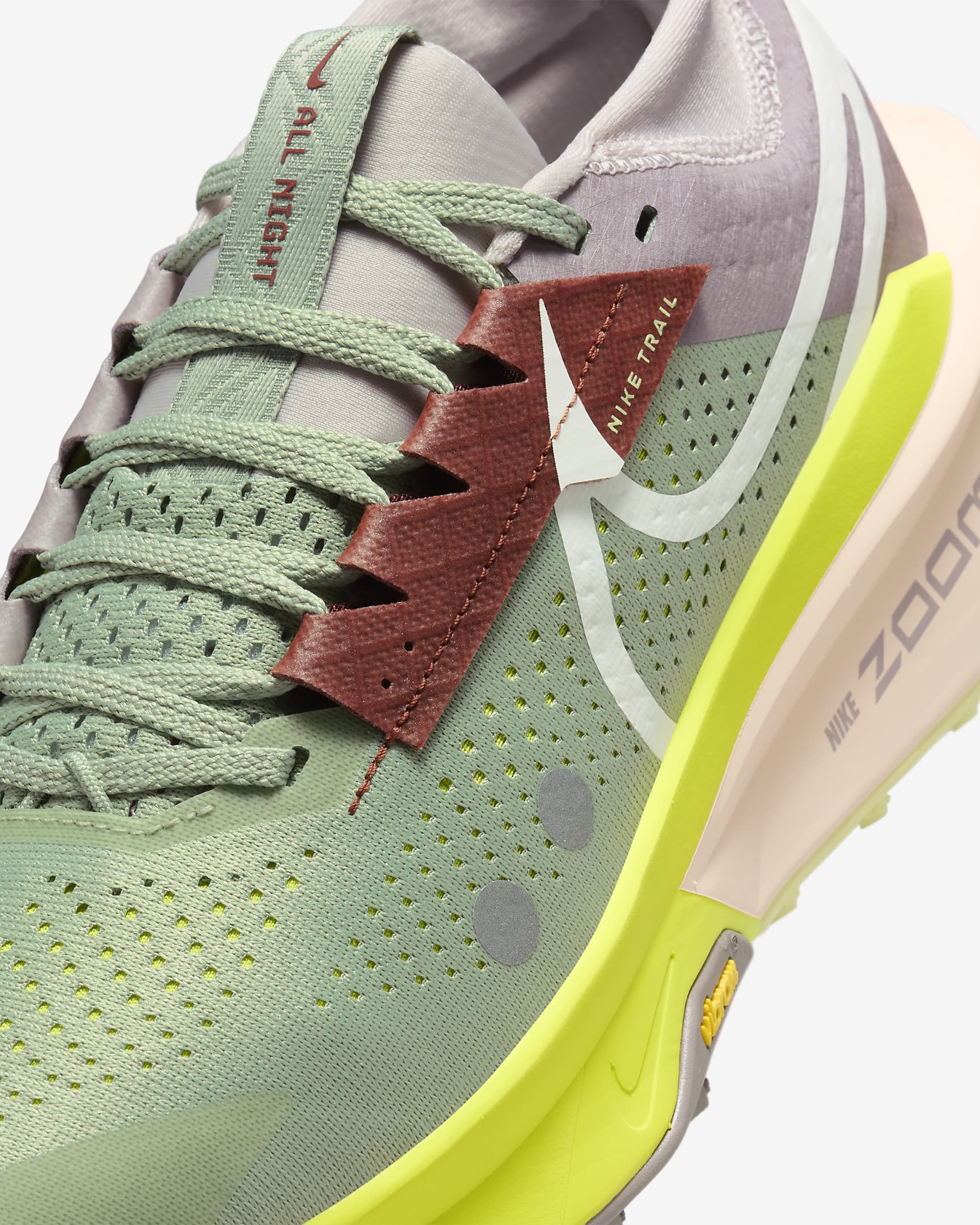 Nike Zegama Zapatillas de trail running - Mujer - Jade Horizon/Cyber/Crimson Tint/Sail