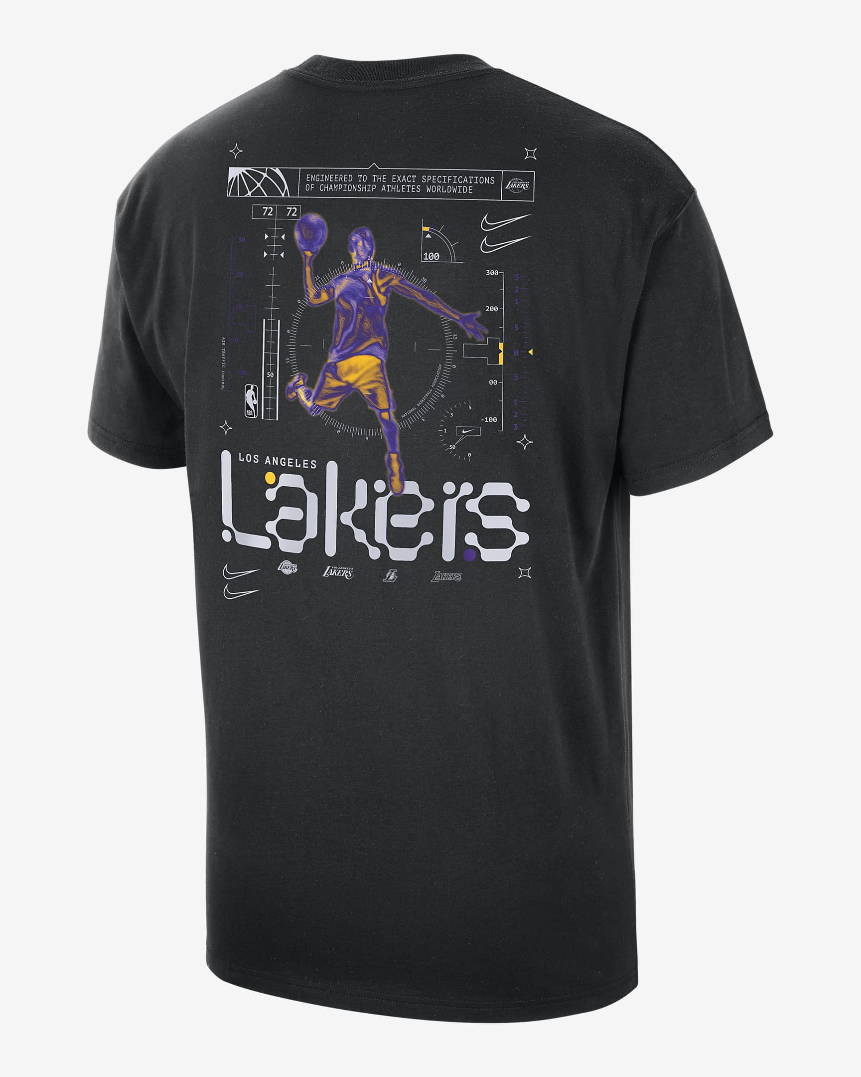 Playera Nike NBA Max90 para hombre Los Angeles Lakers. Nike.com