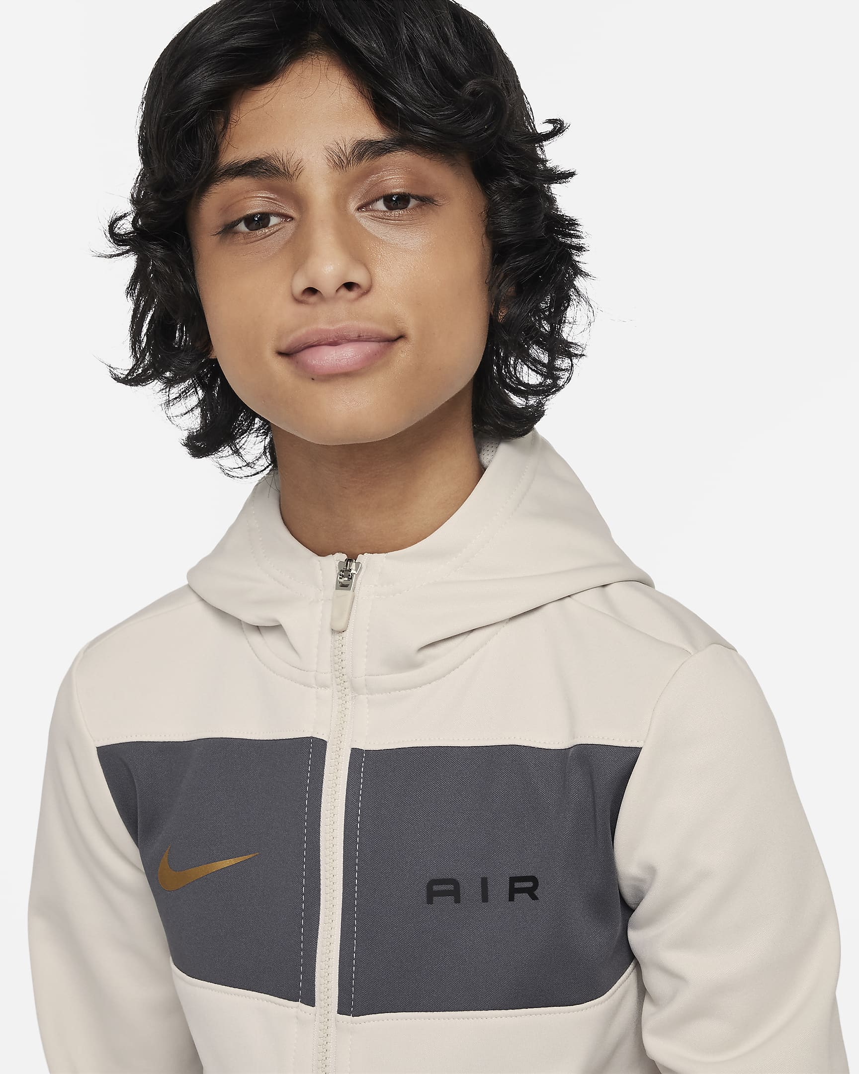 Nike Air Older Kids' (Boys') Full-Zip Hoodie. Nike LU