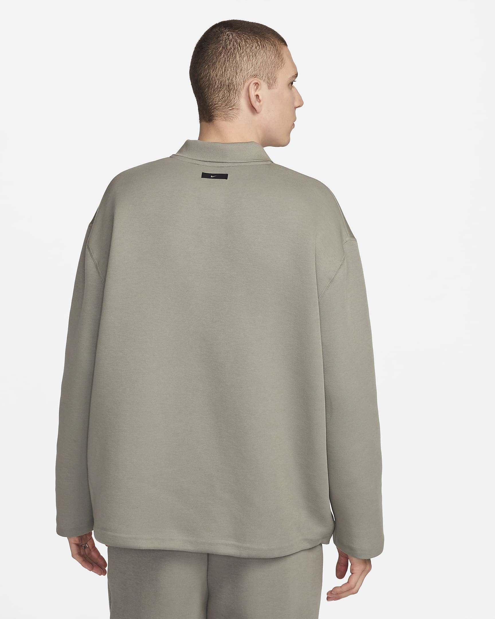 Nike Tech Fleece Reimagined Polo - Home - Dark Stucco