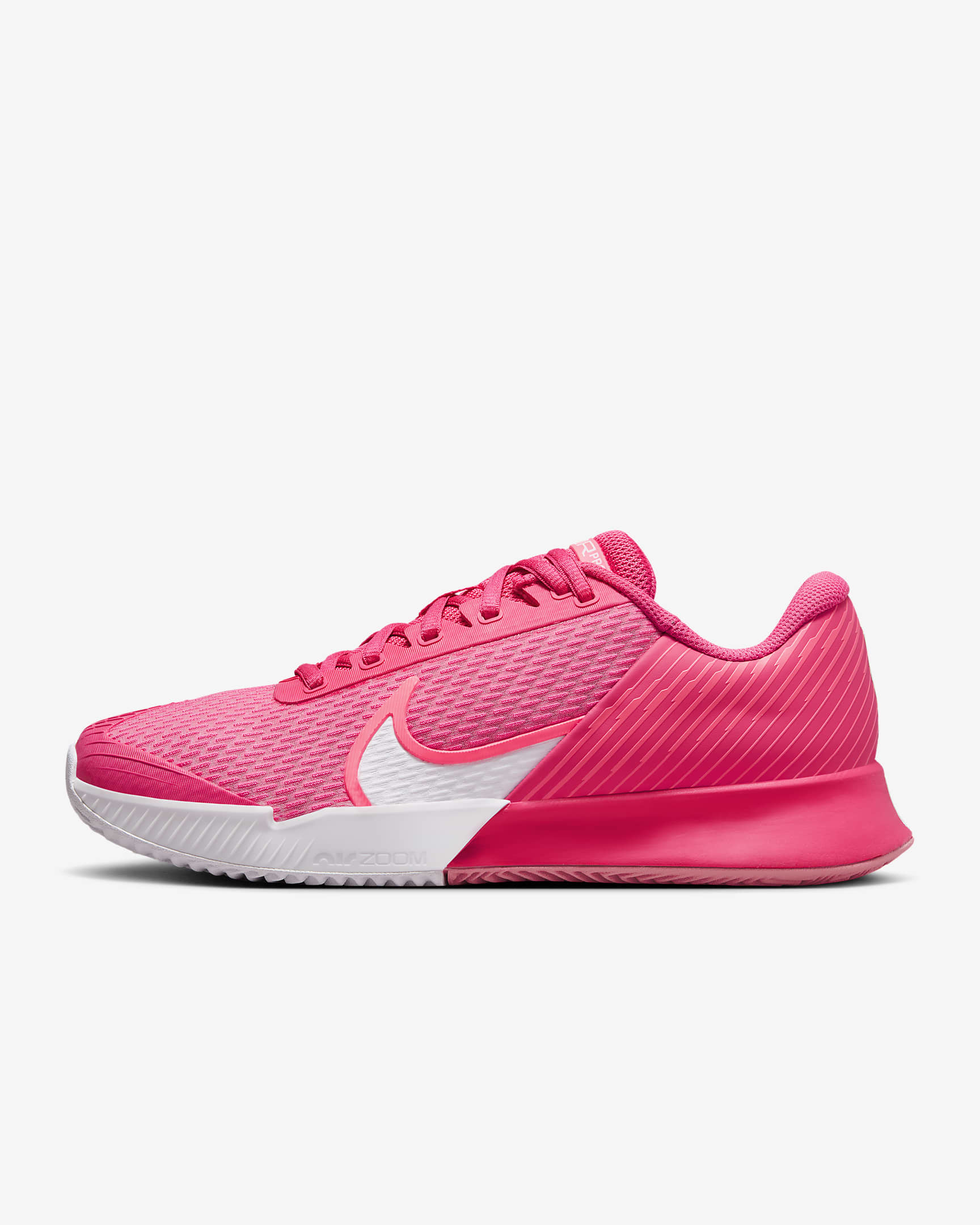 NikeCourt Air Zoom Vapor Pro 2 Zapatillas de tenis para tierra batida - Mujer - Aster Pink/Hot Punch/Blanco