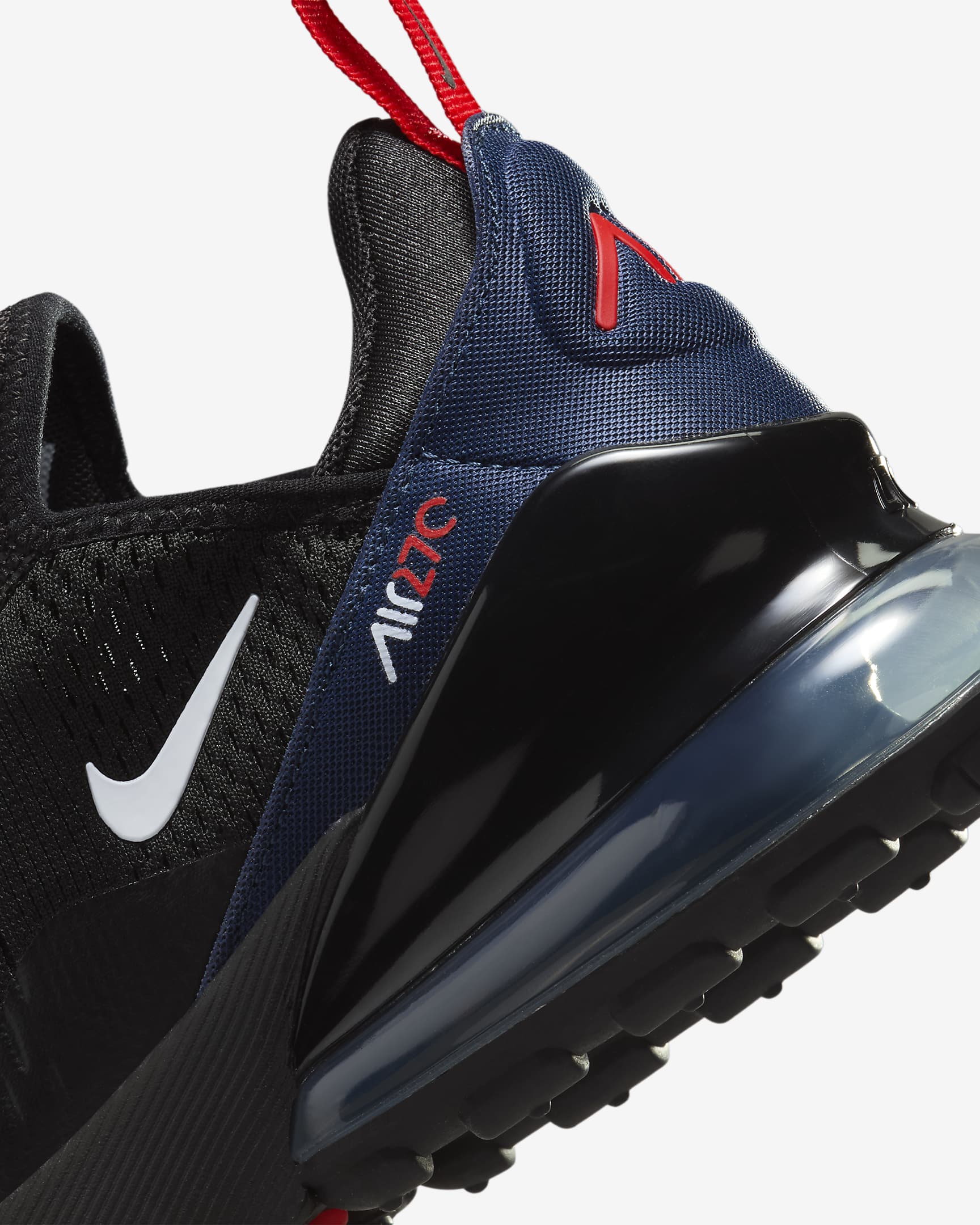 Nike Air Max 270 Older Kids' Shoes - Black/Midnight Navy/University Red/White