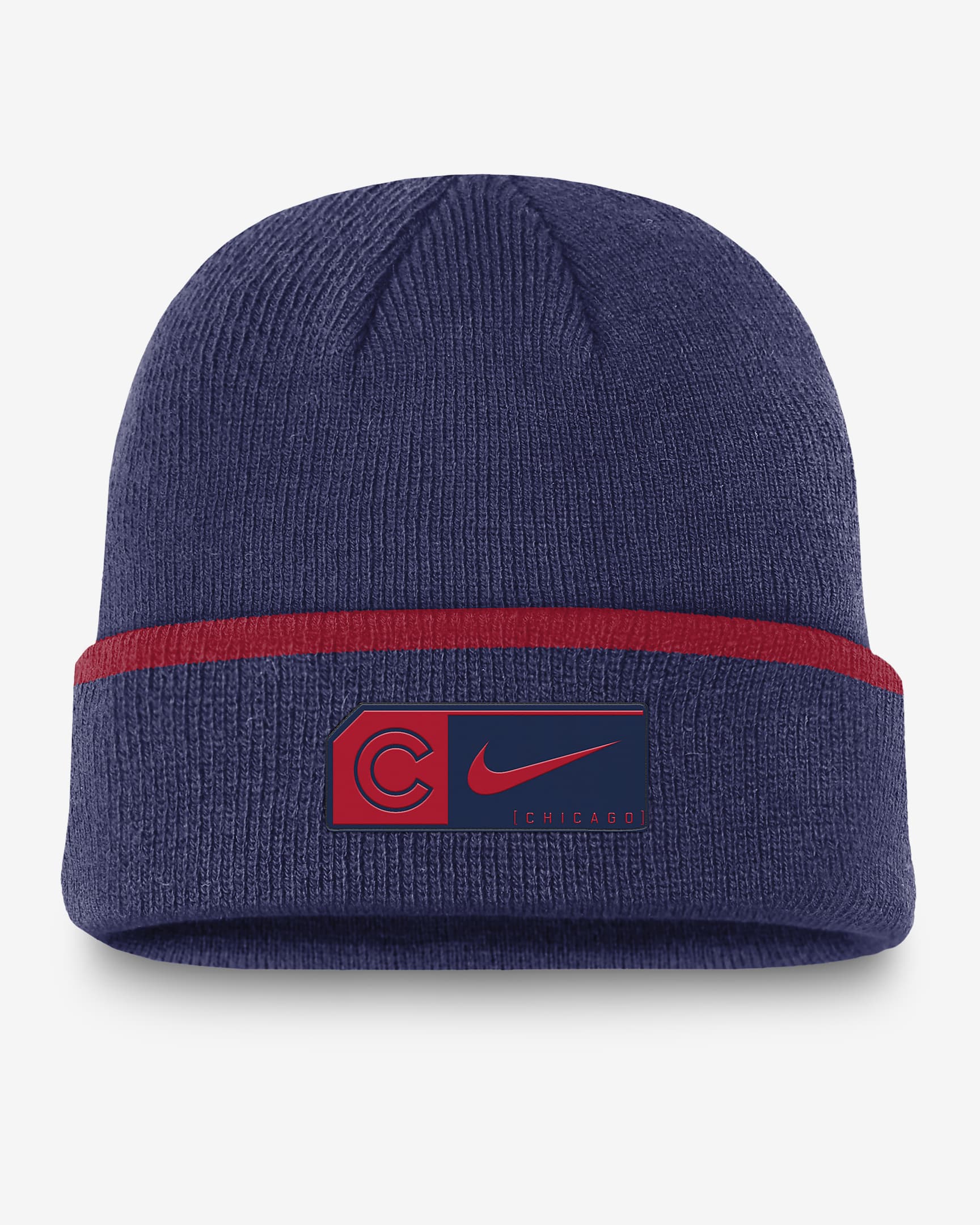 Chicago Cubs Terra Men's Nike MLB Cuffed Beanie - Royal