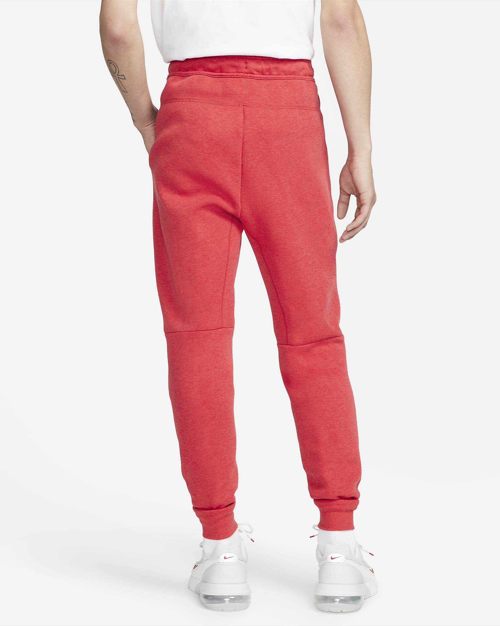 Nike Sportswear Tech Fleece Jogger - Hombre - Light University Red Heather/Negro