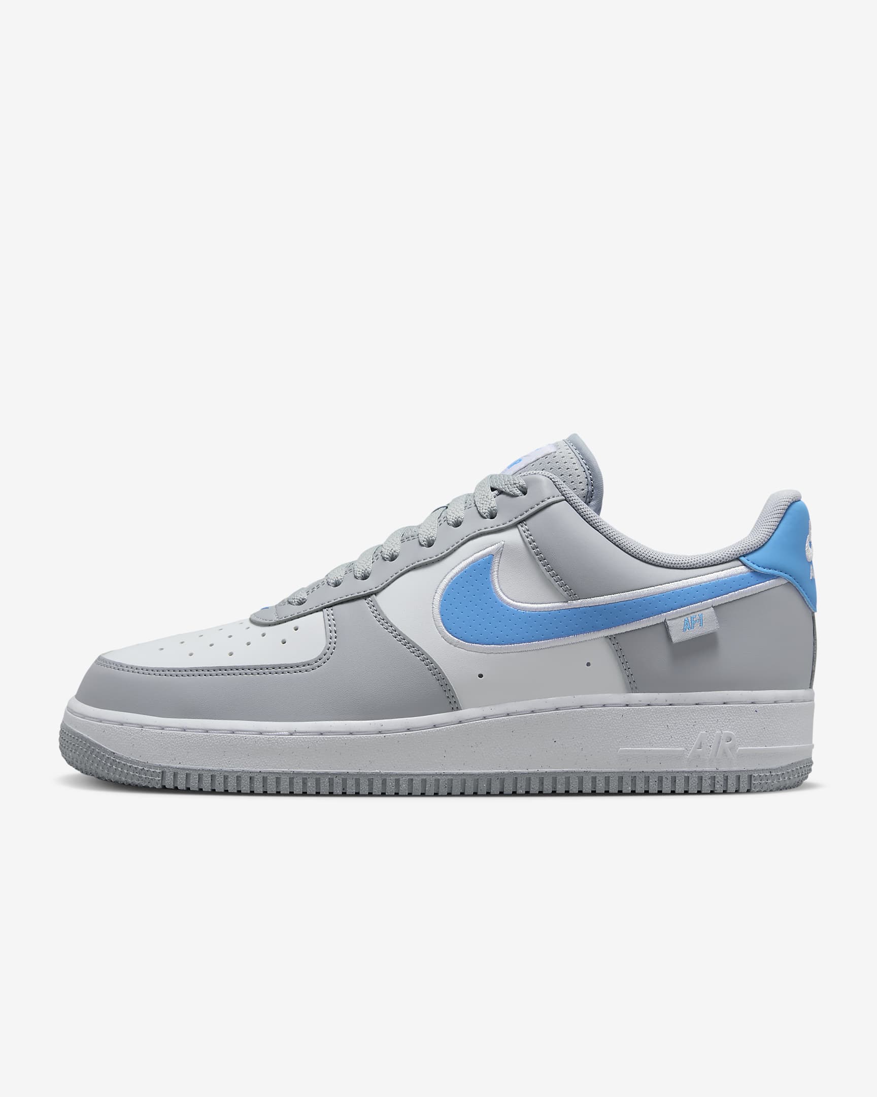 Nike Air Force 1 '07 Next Nature Men's Shoes - Wolf Grey/White/University Blue