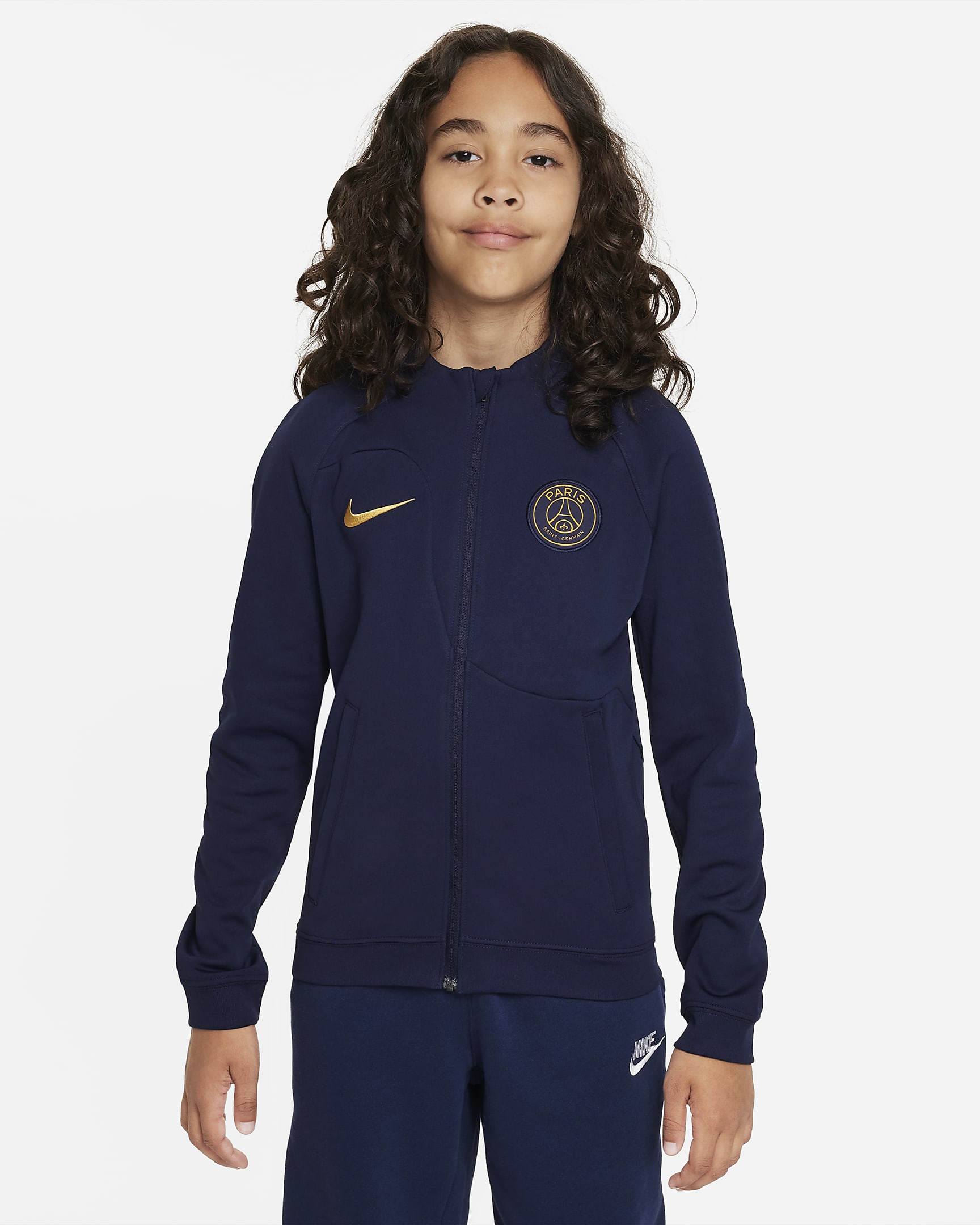Paris Saint-Germain Academy Pro Home Big Kids' Nike Soccer Knit Graphic ...