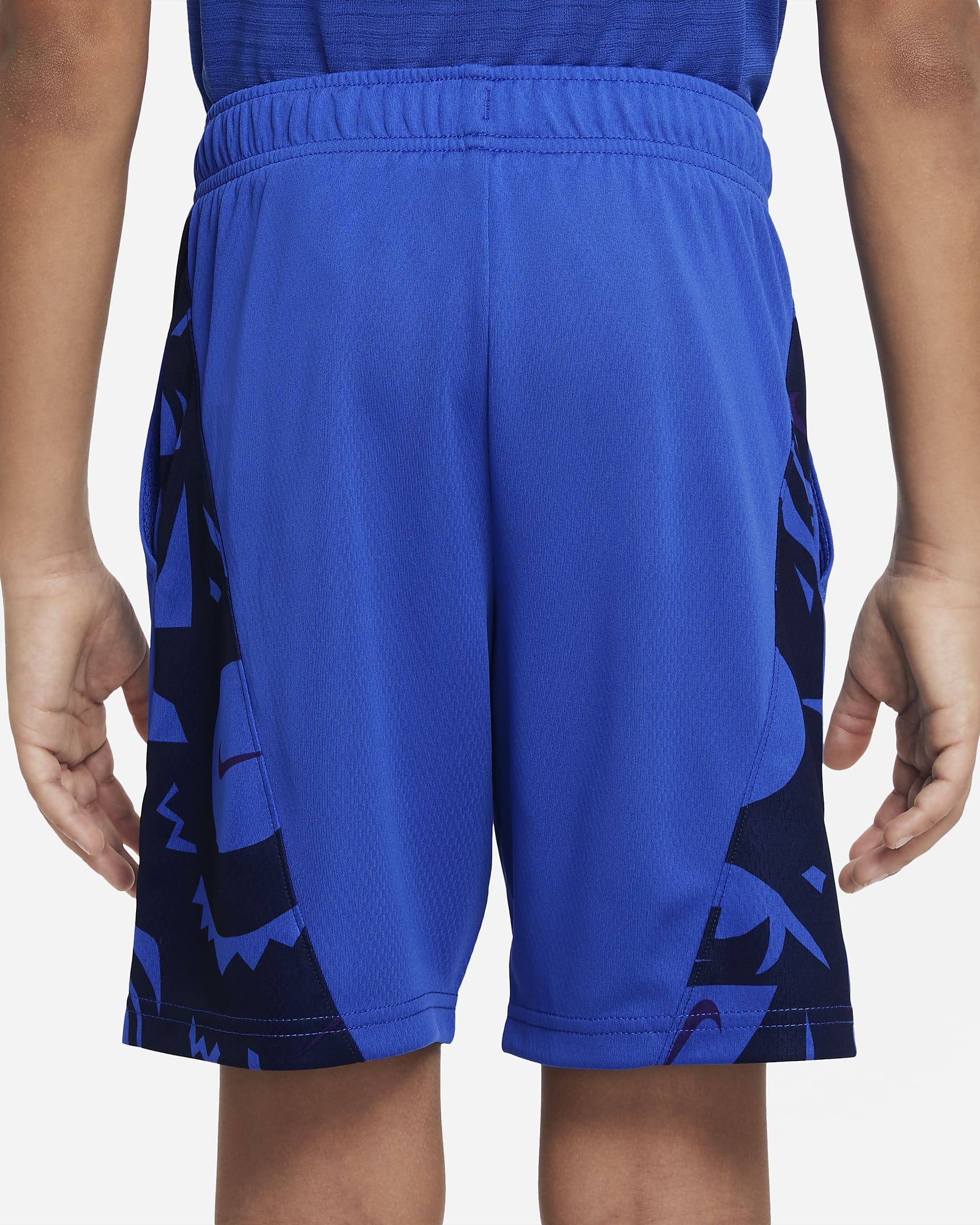 Nike Dri-FIT Big Kids' (Boys') Training Shorts - Game Royal/Siren Red