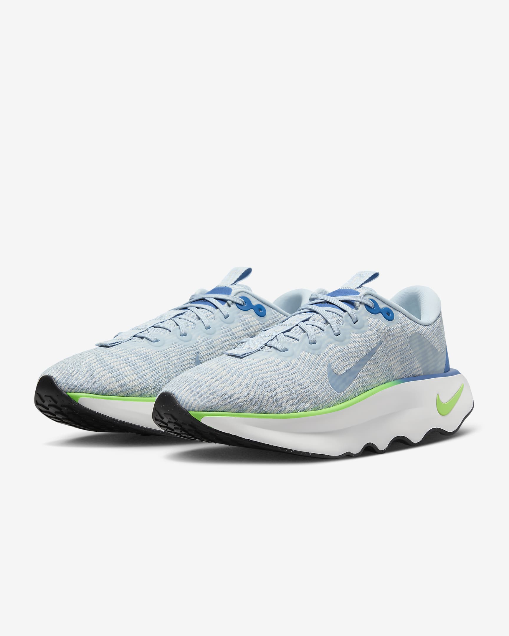 Nike Motiva Men's Walking Shoes - Light Armory Blue/Platinum Tint/Star Blue/Green Strike