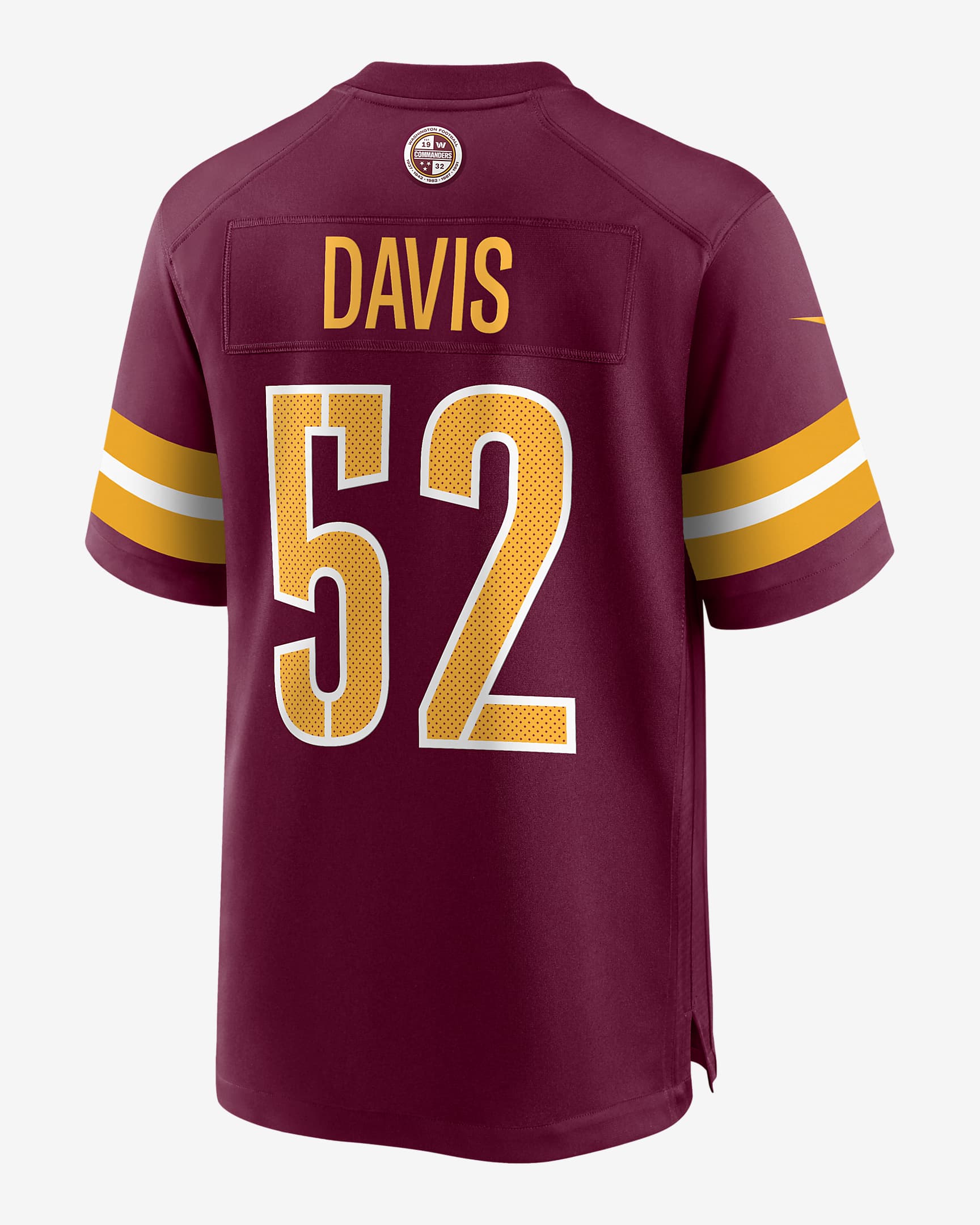 NFL Washington Commanders (Jamin Davis) Men's Game Football Jersey ...