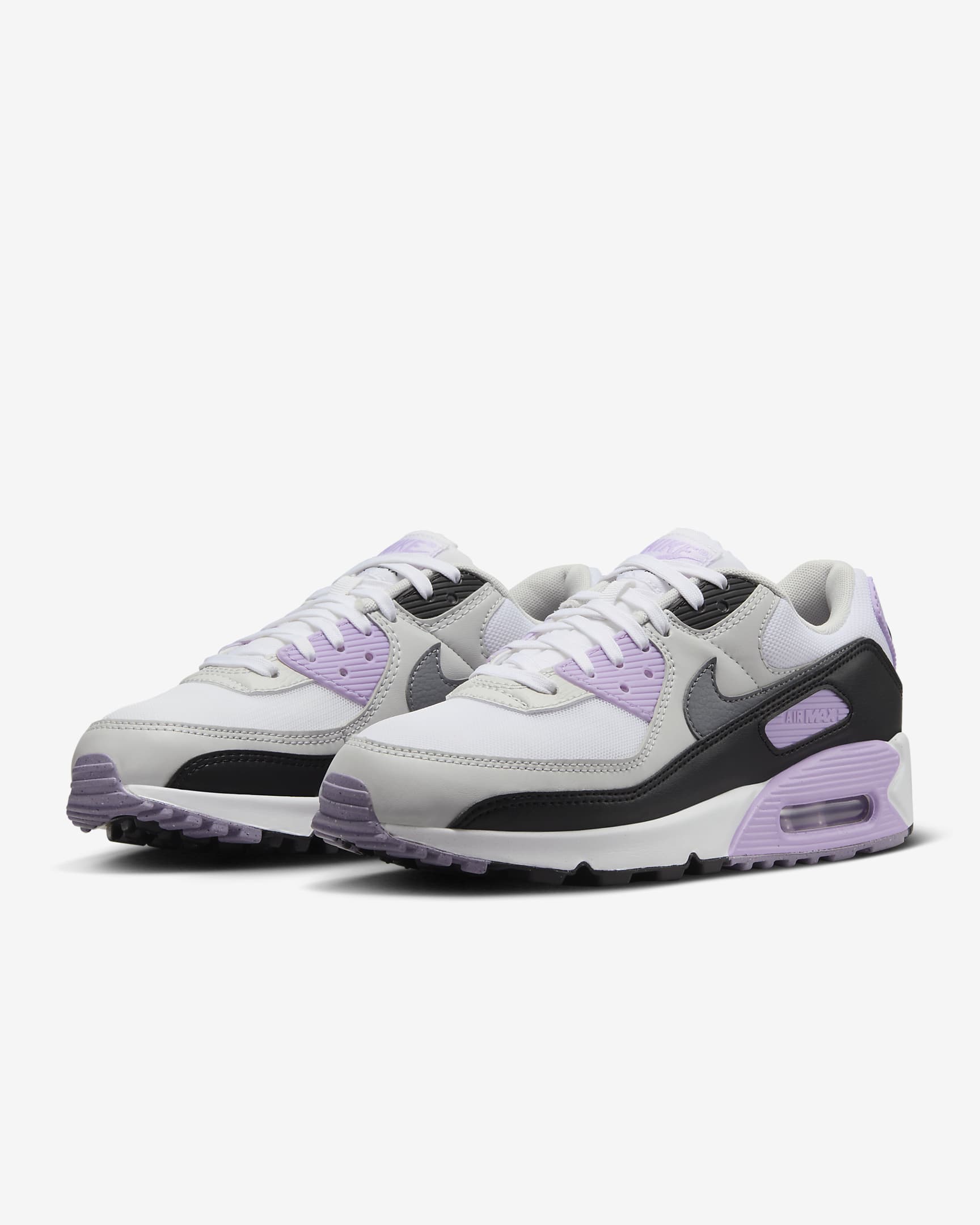 Nike Air Max 90 Women's Shoes - White/Lilac/Photon Dust/Cool Grey