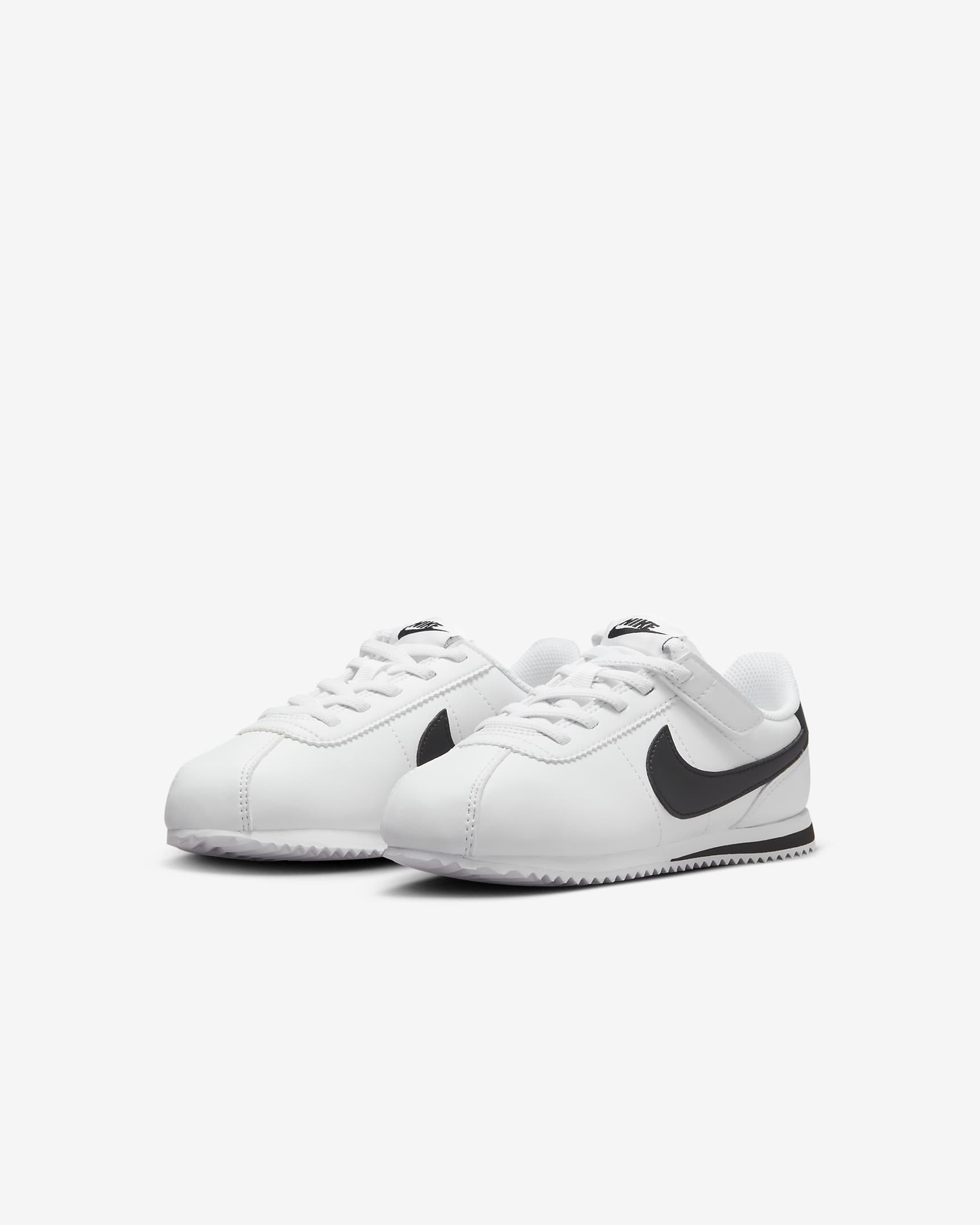 Nike Cortez EasyOn Little Kids' Shoes - White/Black