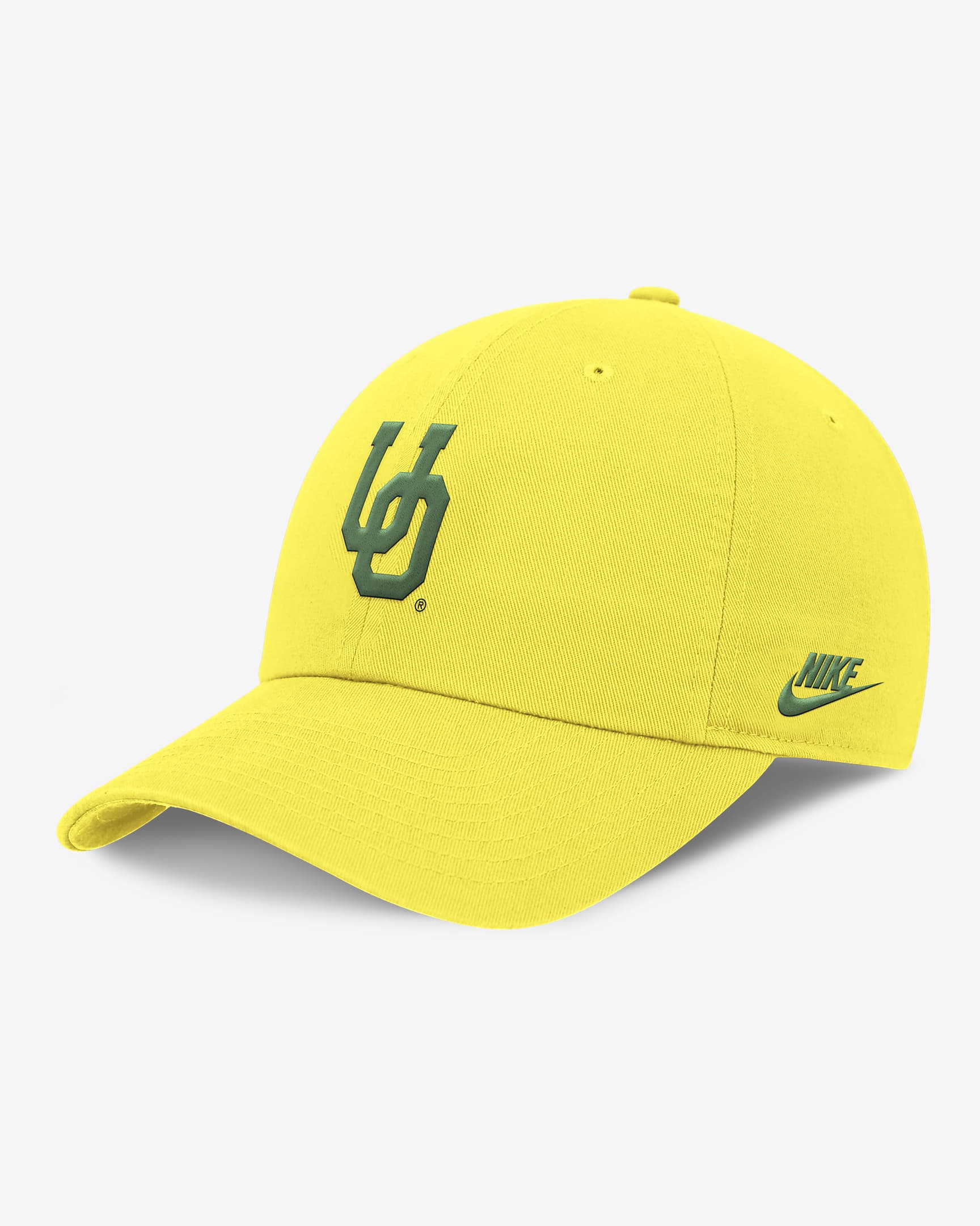 Oregon Ducks Legacy Club Men's Nike Dri-FIT College Adjustable Hat - Yellow Strike