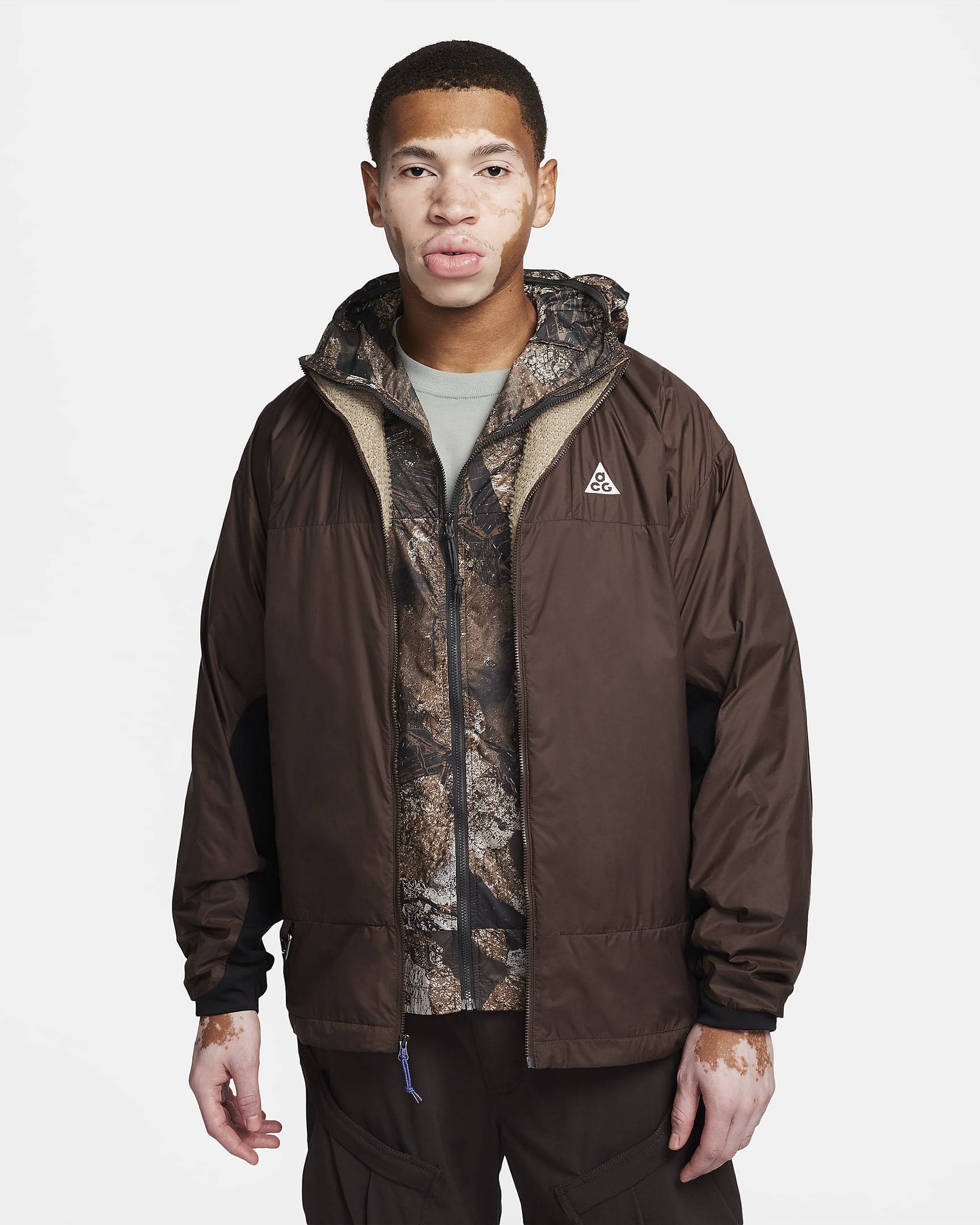 Nike ACG "Sierra Light" Men's Jacket - Baroque Brown/Black/Summit White