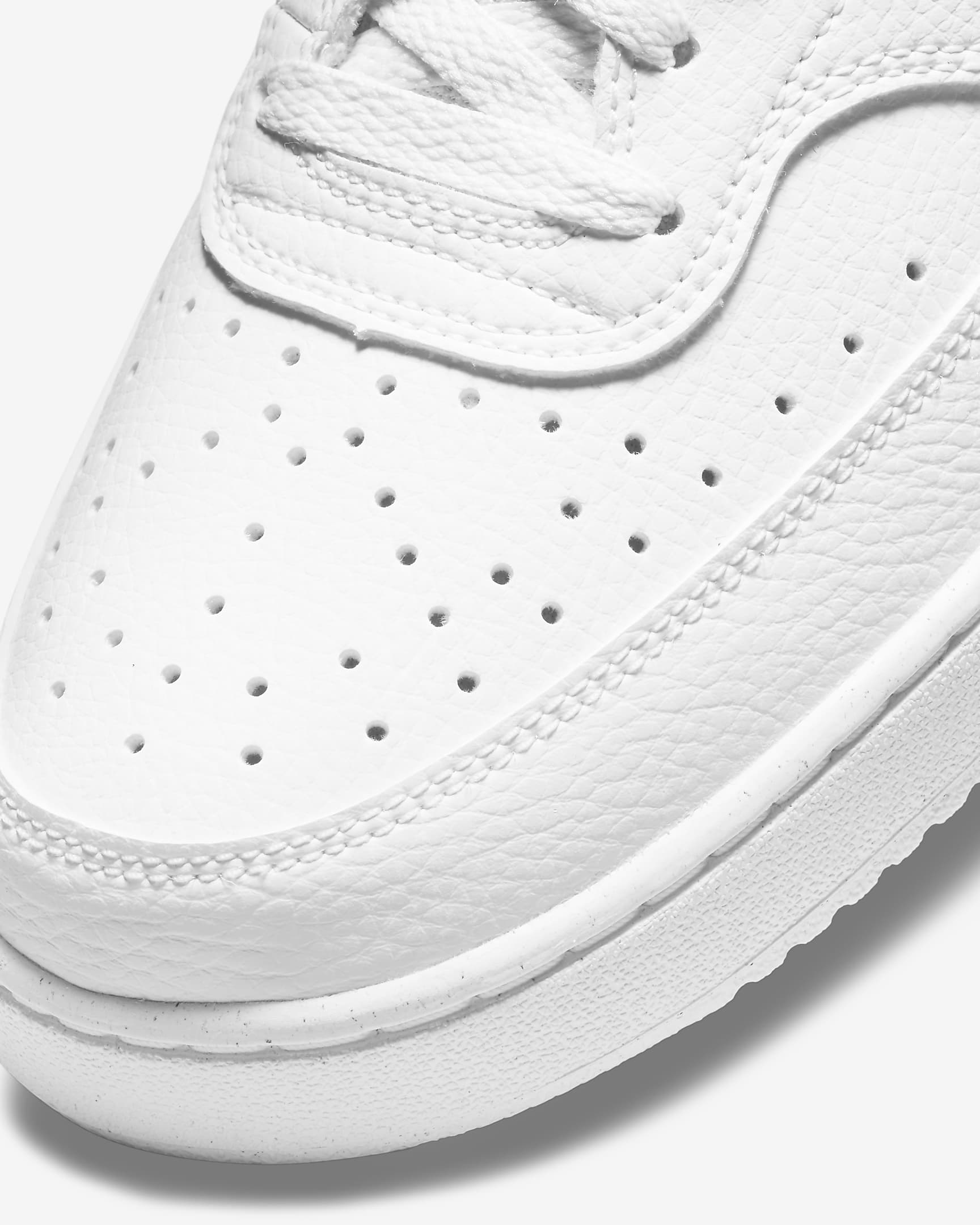 Calzado para hombre Nike Court Vision Low Next Nature - Blanco/Blanco/Negro