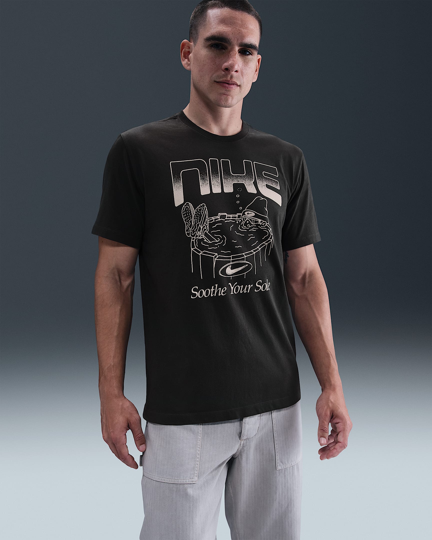 T-shirt Nike Sportswear - Off Noir