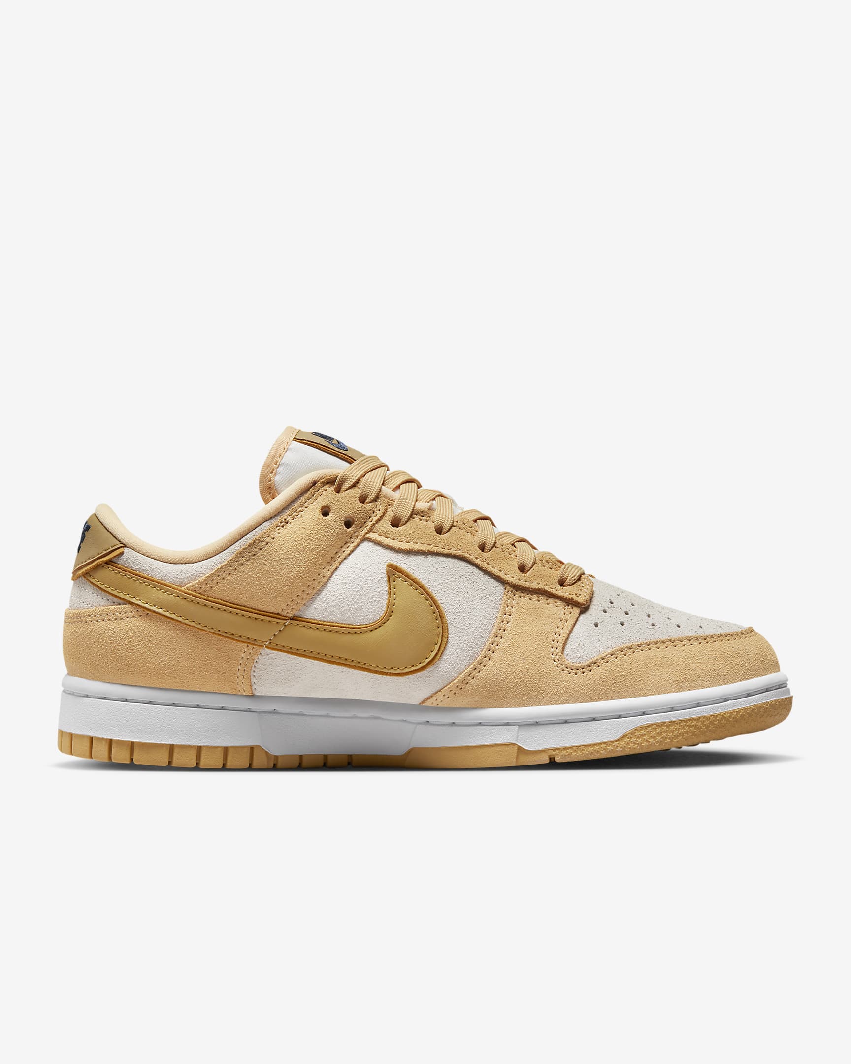 Nike Dunk Low LX Women's Shoes - Celestial Gold/Sail/Gold Suede/Wheat Gold