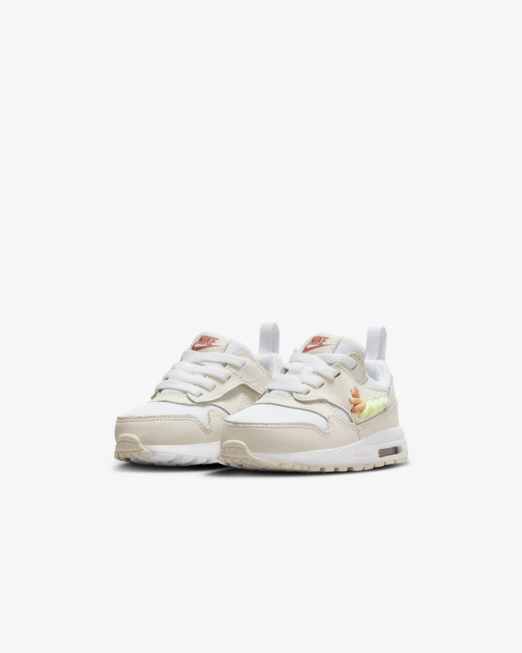 Nike Air Max 1 SE EasyOn Baby/Toddler Shoes - White/Summit White/Terra Blush/Multi-Color