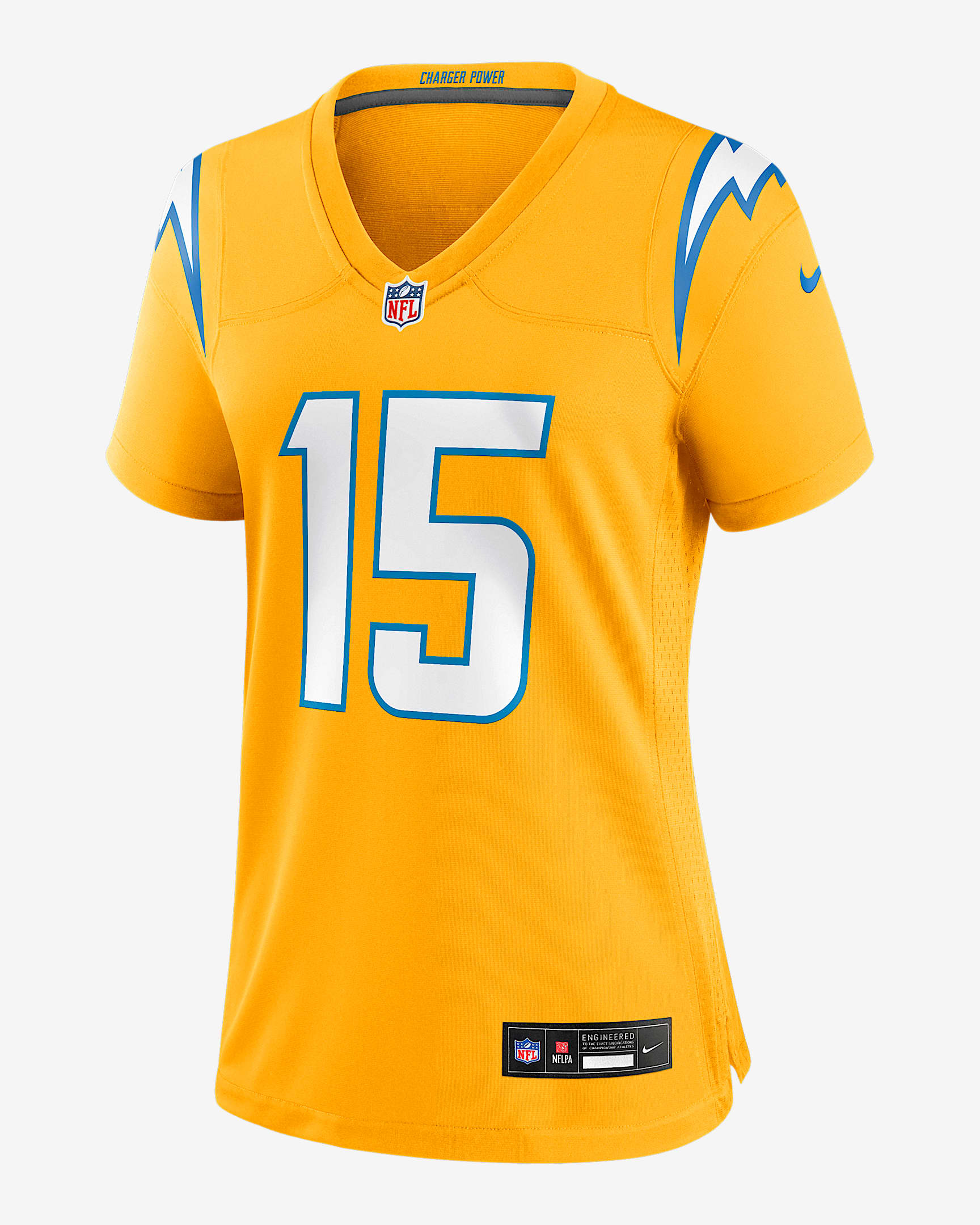 Ladd McConkey Los Angeles Chargers Women’s Nike NFL Game Jersey - Gold