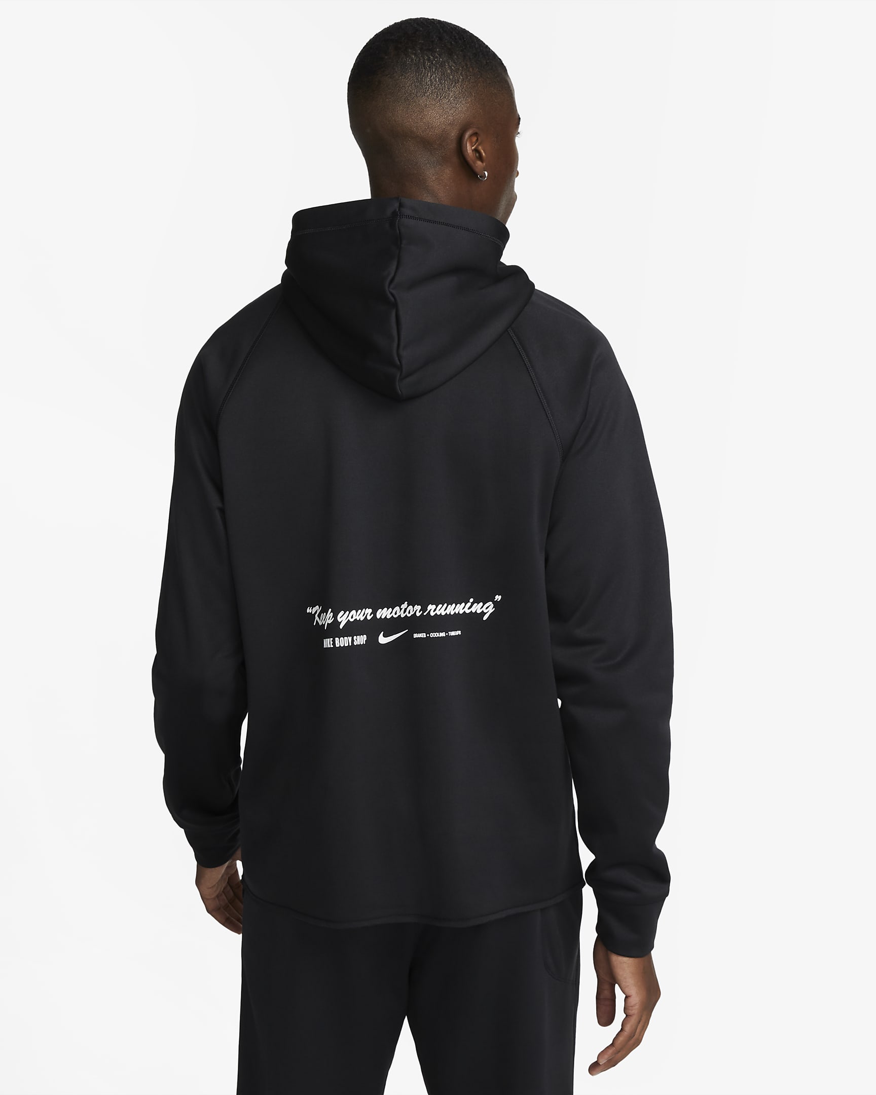 nike therma running top