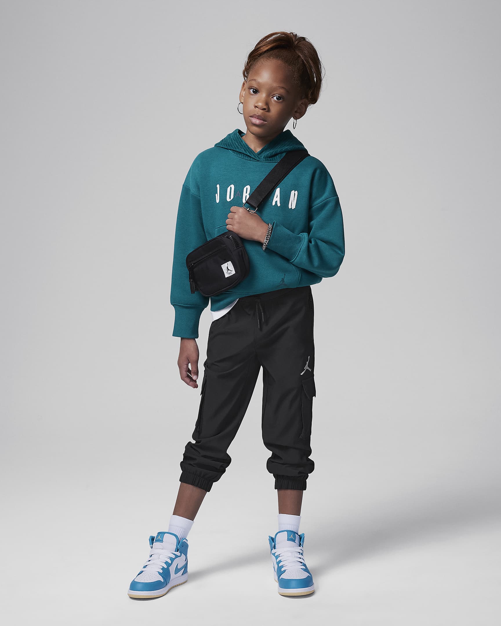Jordan Soft Touch Mixed Pullover Hoodie Little Kids Hoodie. Nike.com