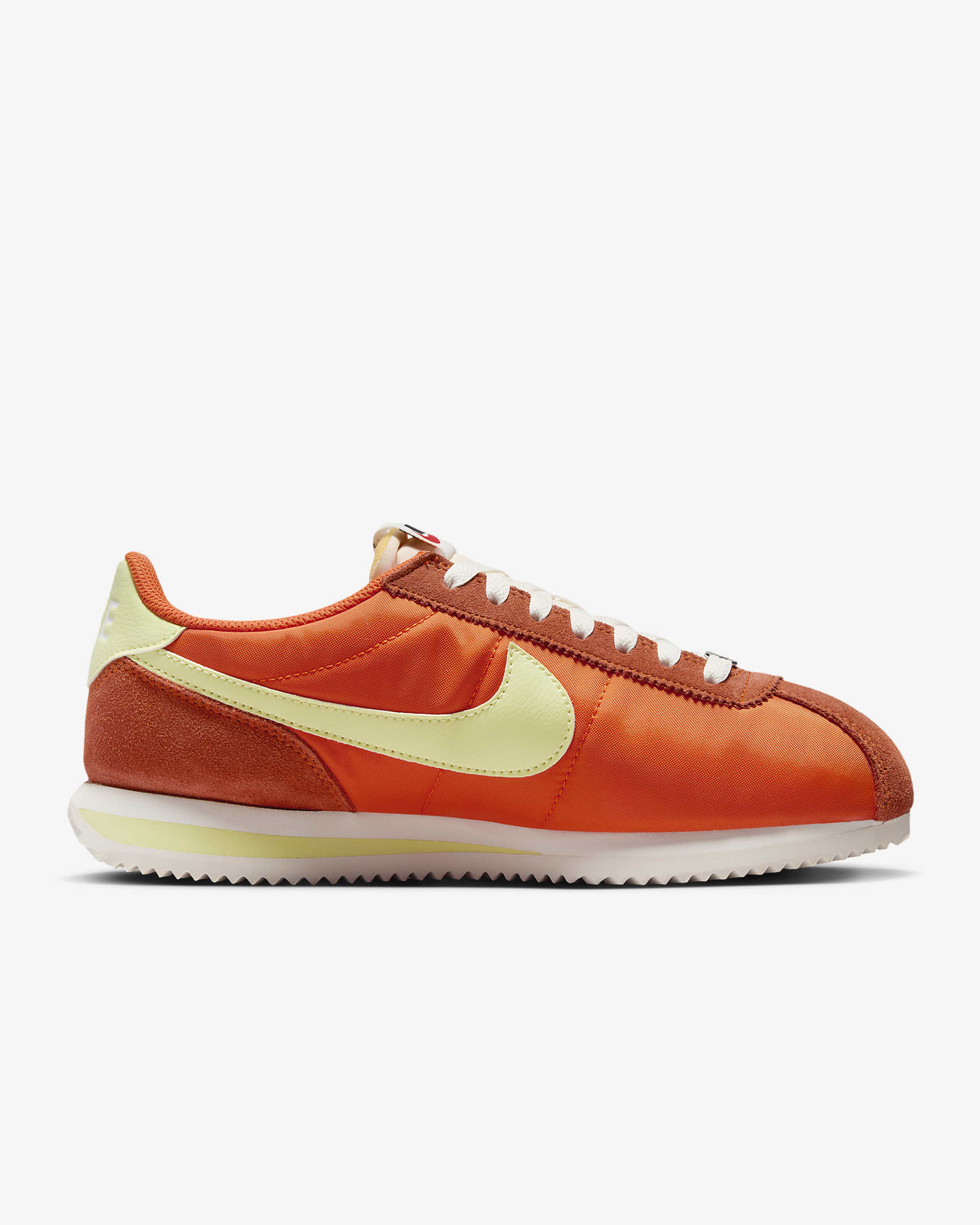 Scarpa Nike Cortez Textile – Donna - Safety Orange/Sail/Team Orange/Life Lime