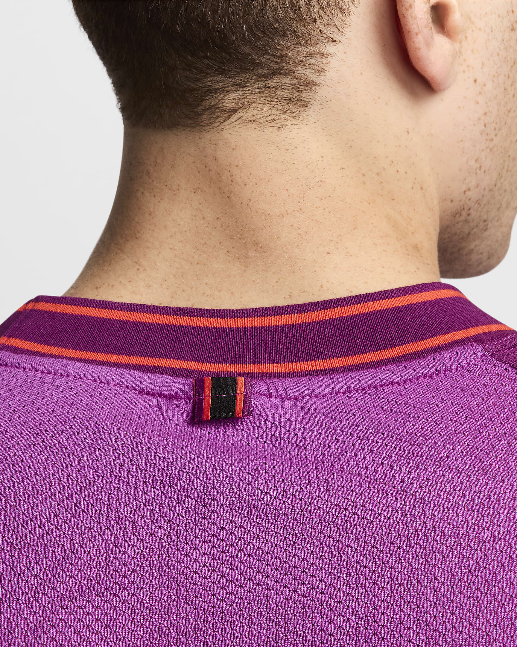 Haut de tennis à manches courtes NikeCourt Heritage pour homme - Hot Fuchsia/Sangria