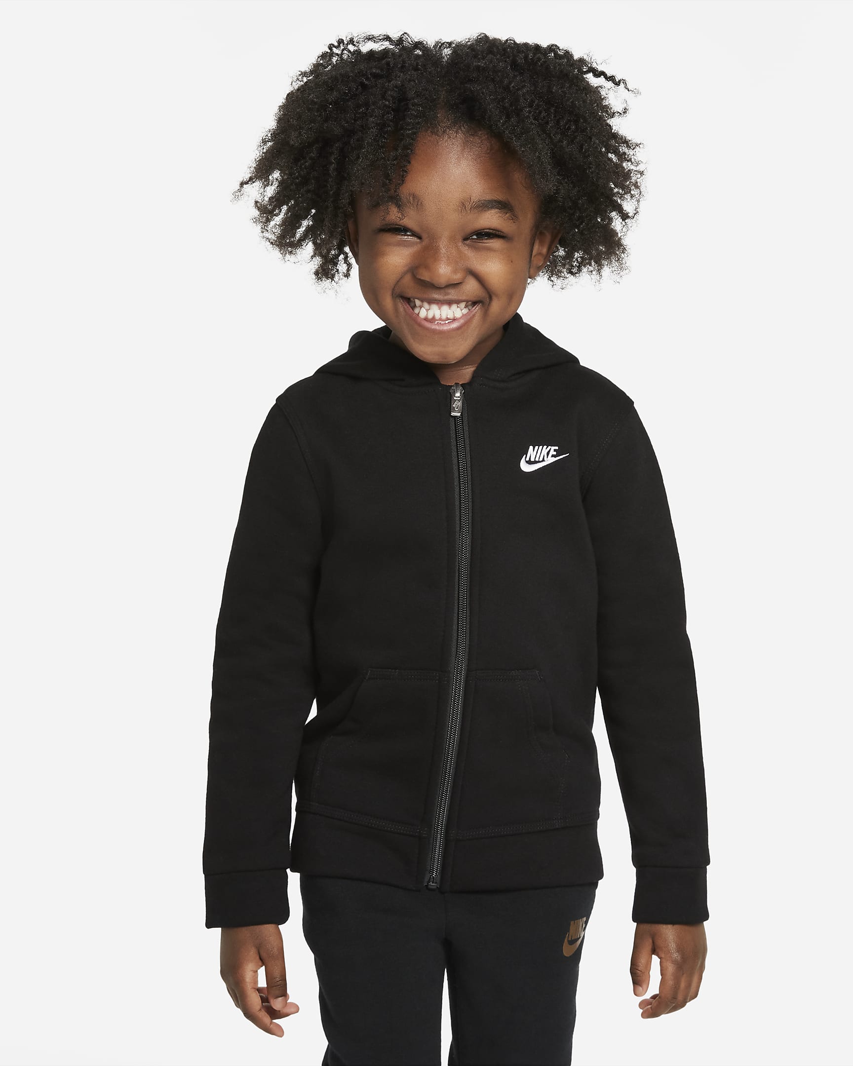 Nike Sportswear Club Fleece Toddler Full-Zip Hoodie. Nike.com