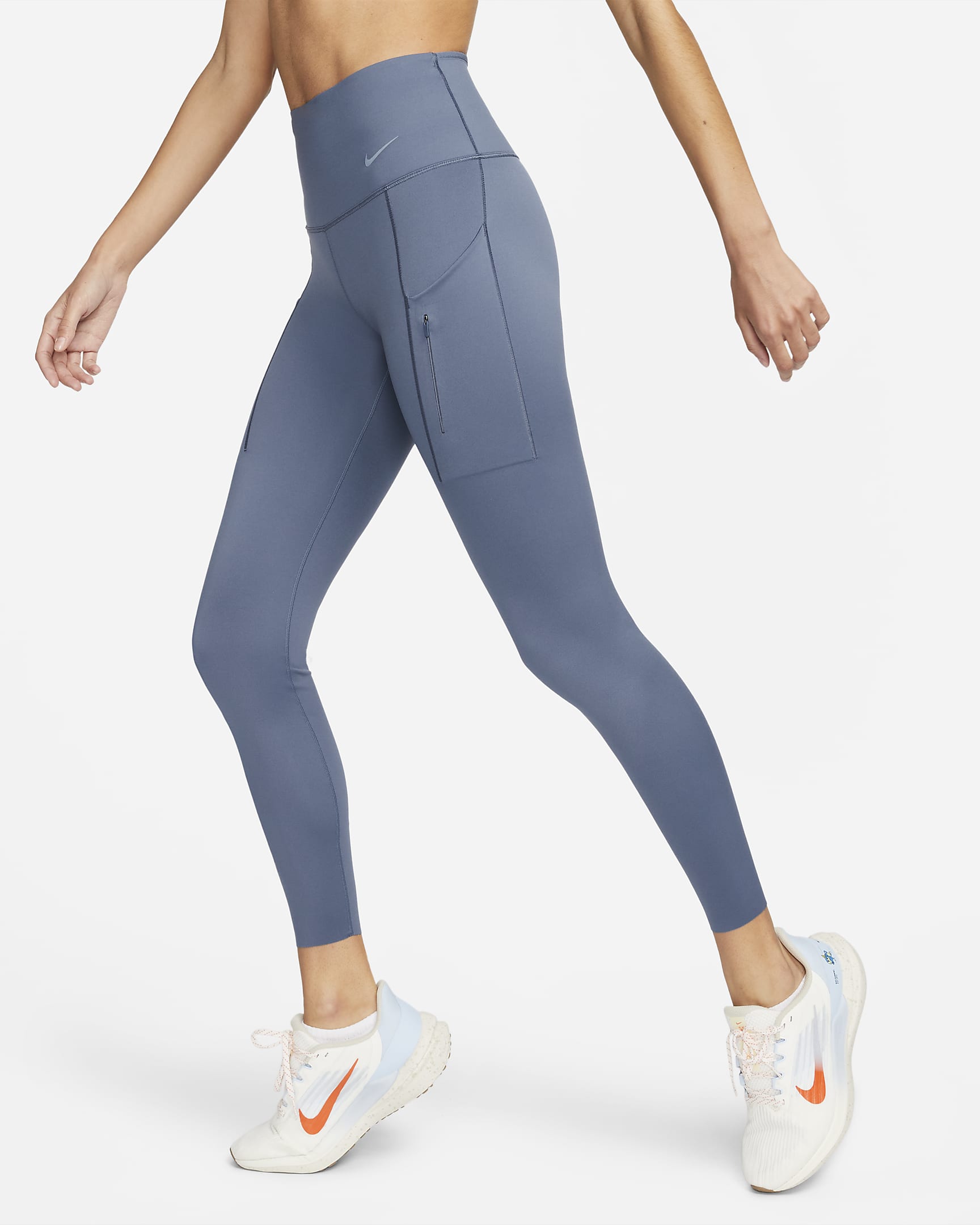 Nike Go Women's Firm-Support High-Waisted 7/8 Leggings with Pockets ...