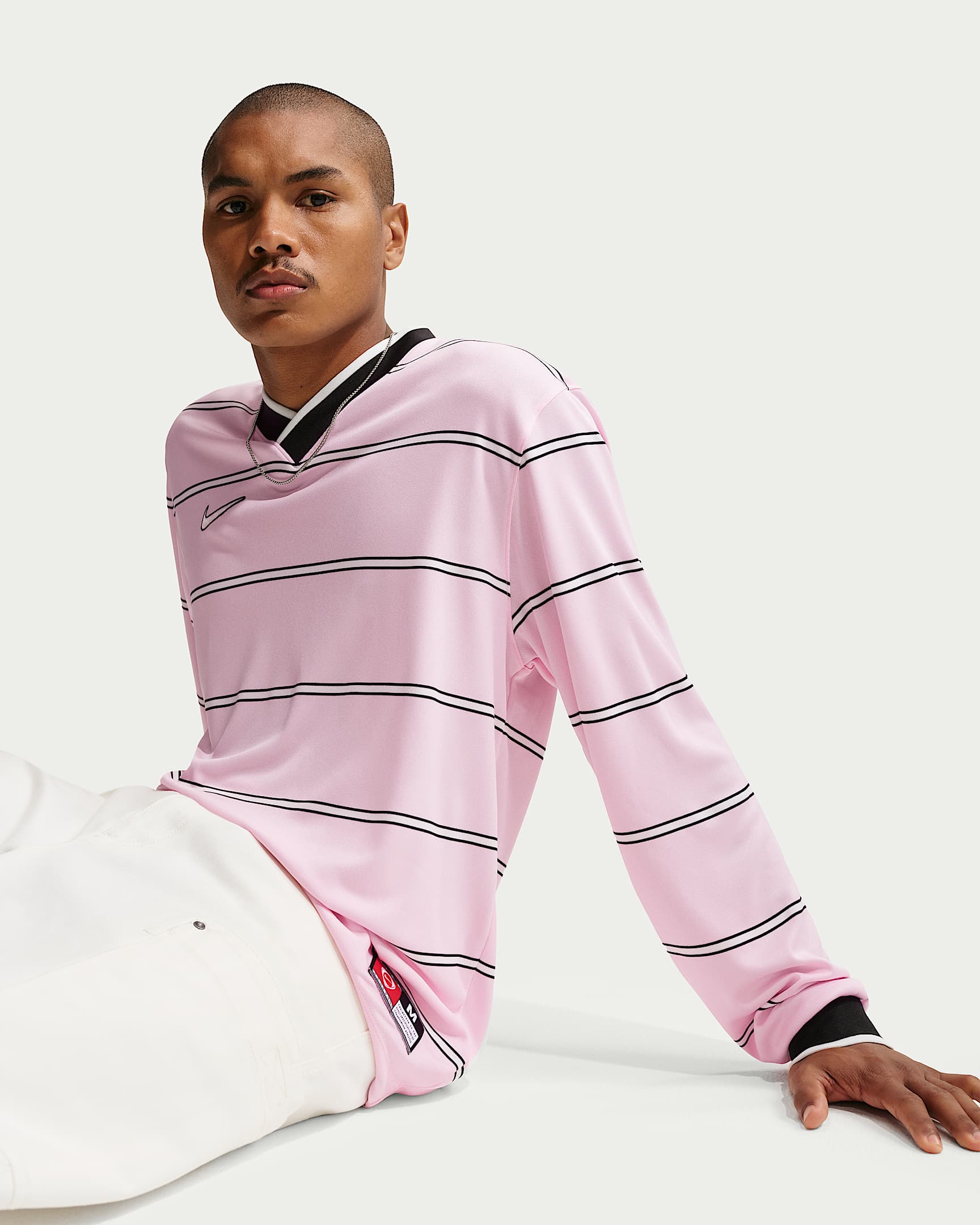 Haut de foot homme à manches longues Nike Energy Dri-FIT - Pink Foam/Off Noir/Summit White/Summit White