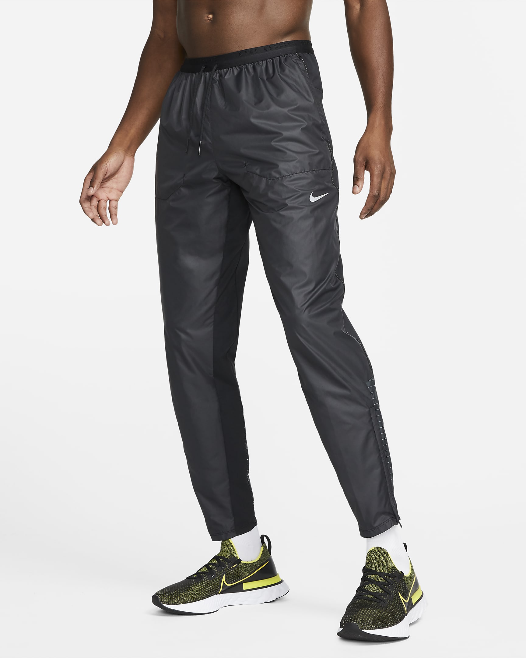 Pantalones de running para hombre Nike Storm-FIT Run Division Phenom Elite Flash - Negro/Negro