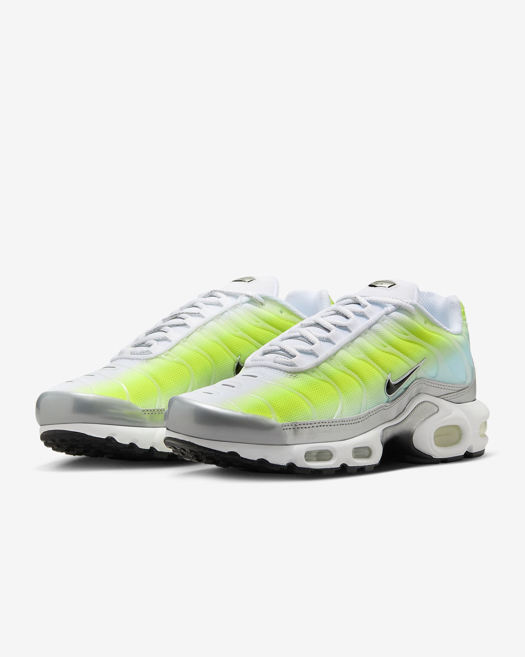 Chaussure Nike Air Max Plus pour femme - Blanc/Cyber/Glacier Blue/Noir