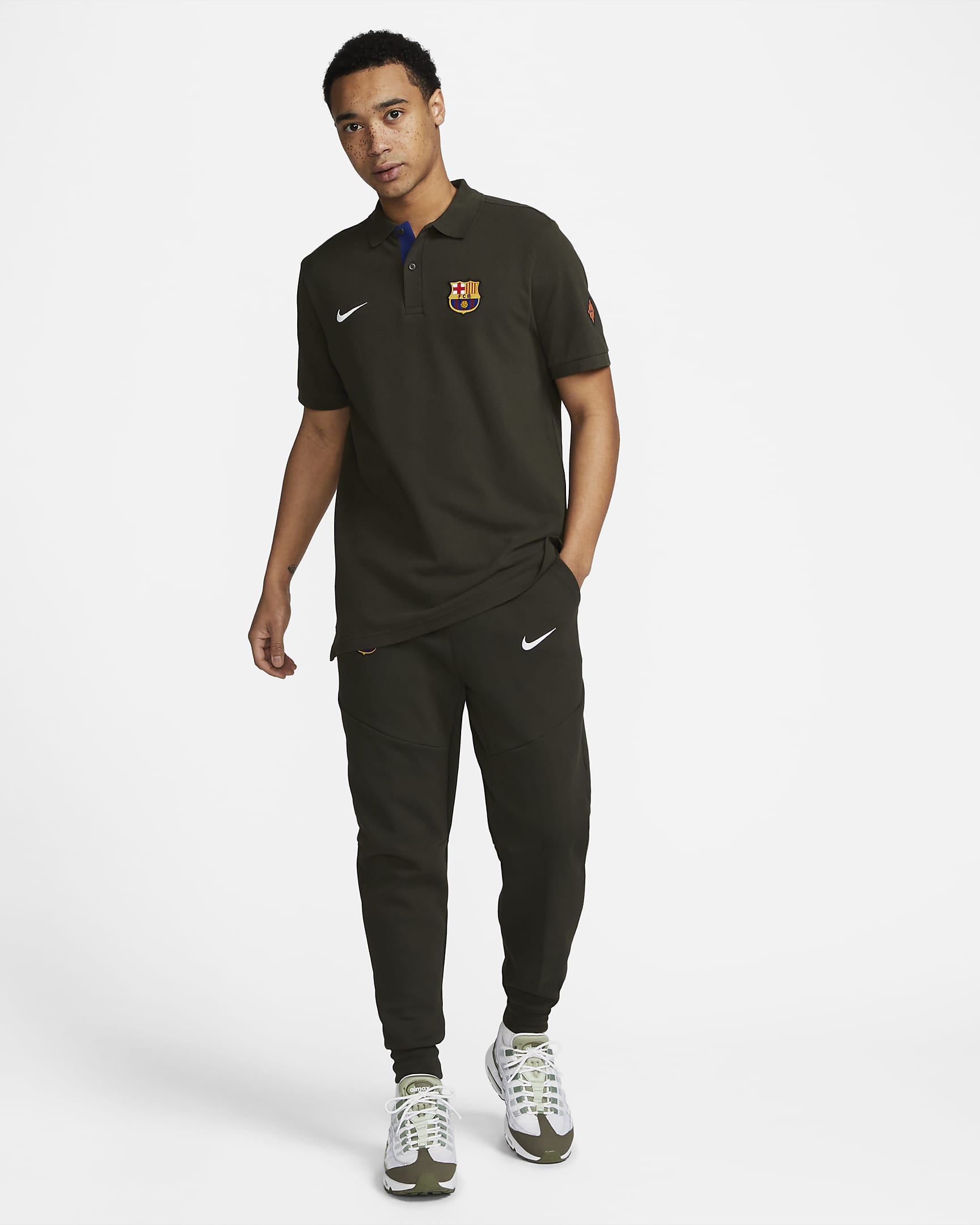 F.C. Barcelona Men's Nike Football Polo. Nike CA