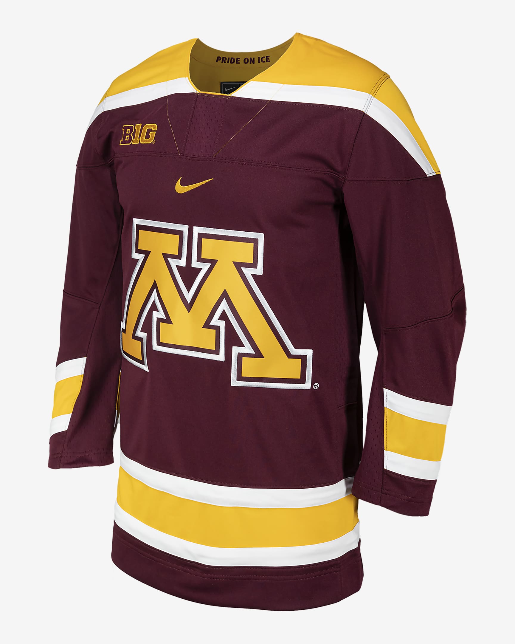 Minnesota Men's Nike College Hockey Jersey.