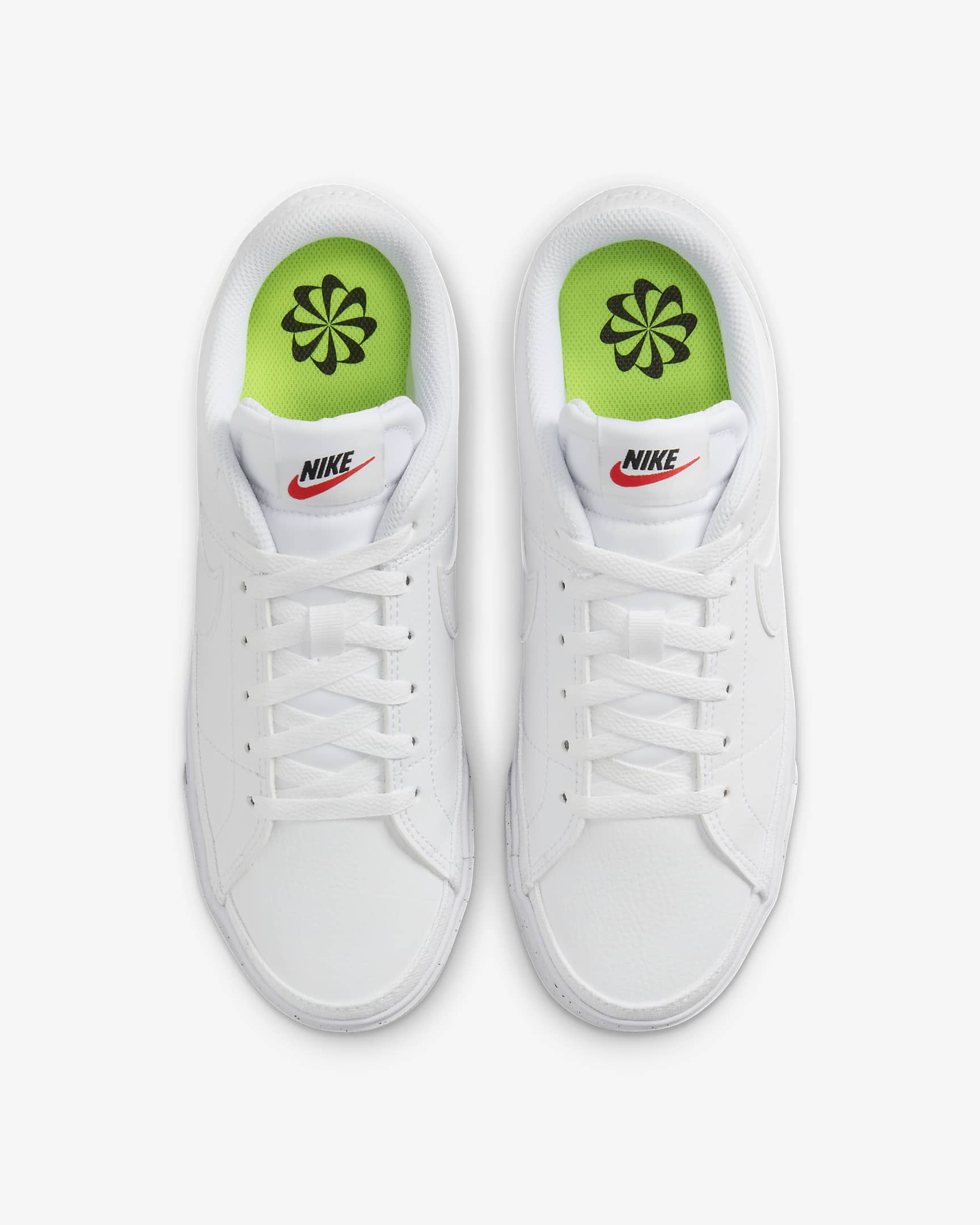 Nike Court Legacy Next Nature-sko til kvinder - hvid/sort/Volt/hvid