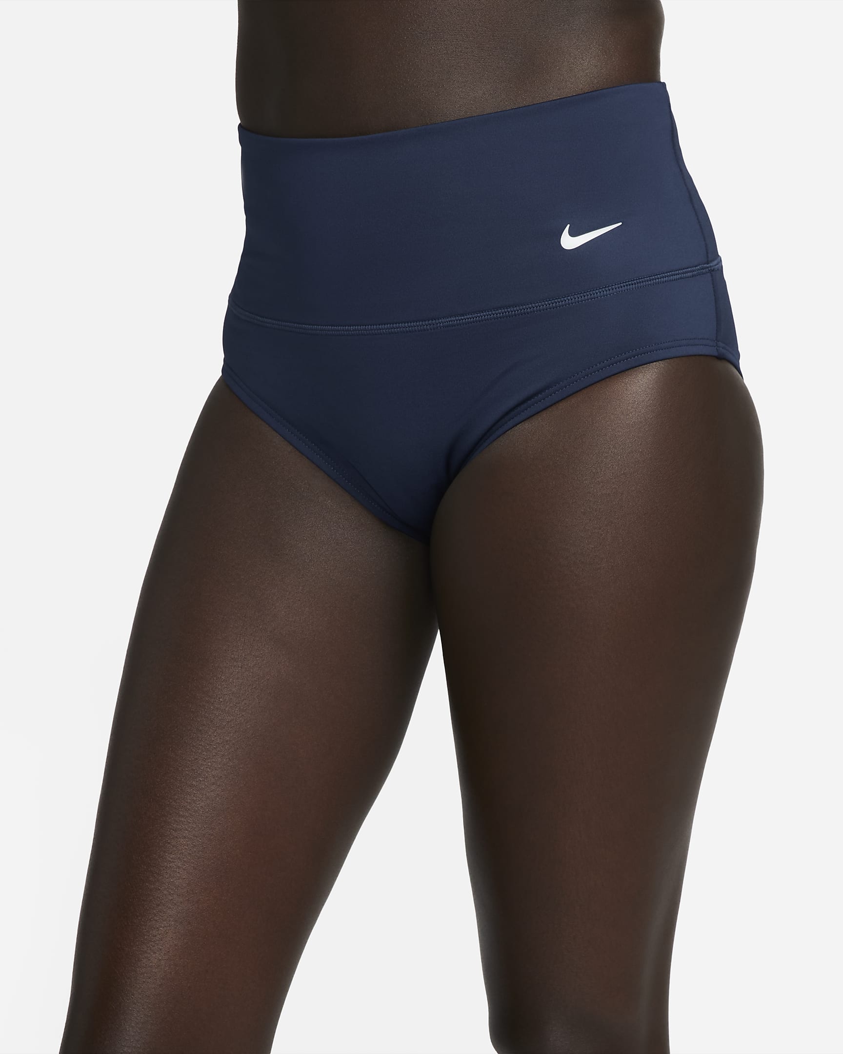 Prenda para la parte inferior de natación de cintura alta para mujer Nike Essential - Azul marino medianoche