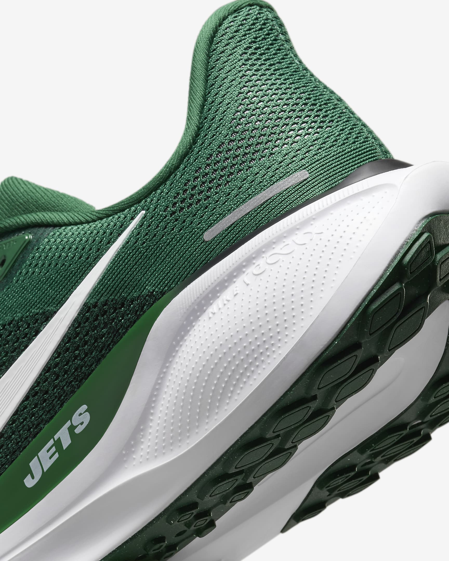 Tenis de correr en pavimento para hombre Nike Pegasus 41 NFL New York Jets - Verde deportivo/Blanco/Negro/Blanco