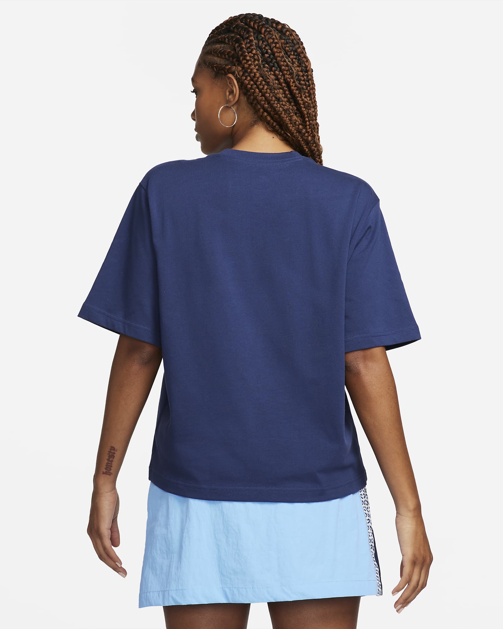 Nike Sportswear Women's Boxy T-Shirt - Midnight Navy