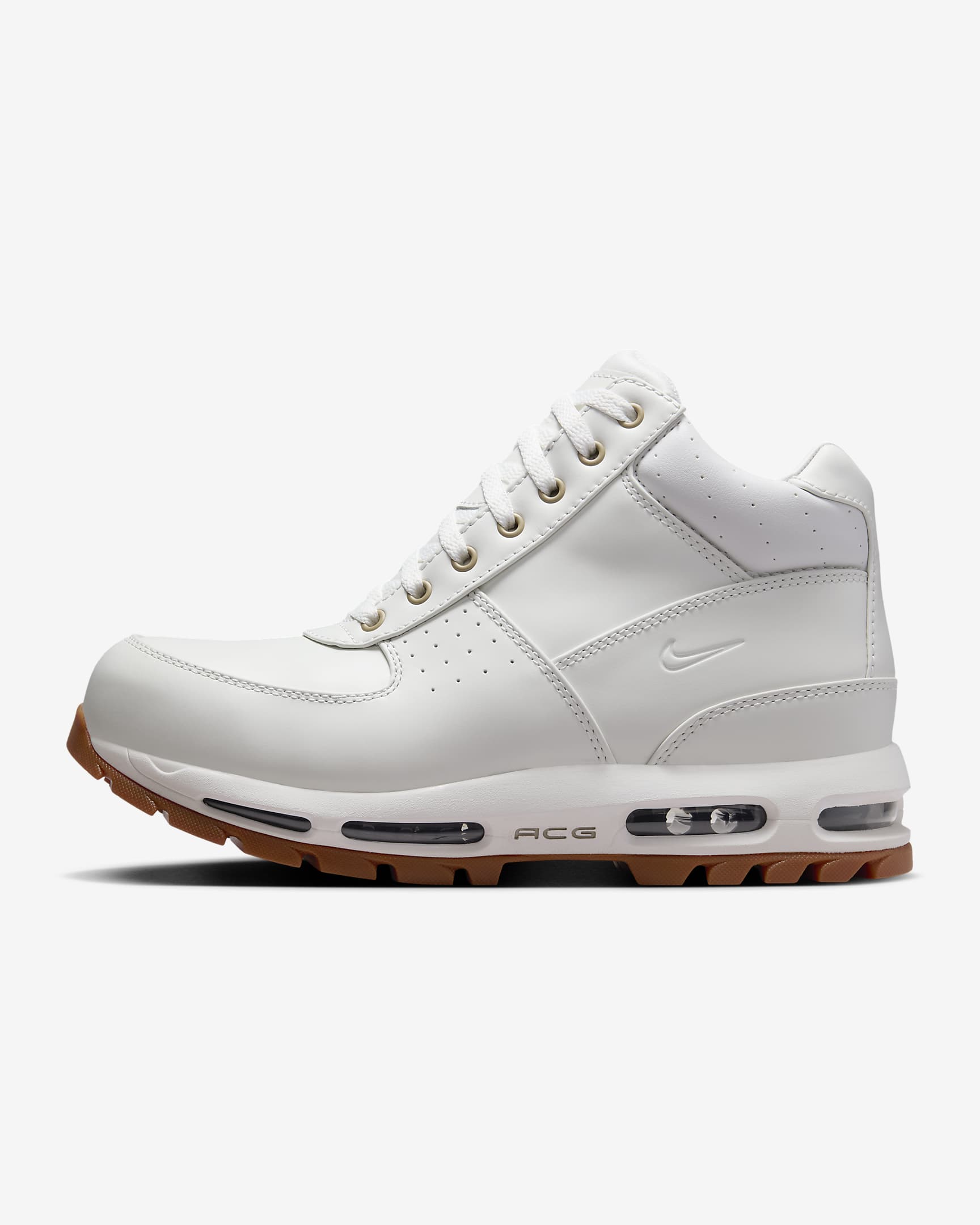 Nike Air Max Goadome Men's Boots - Summit White/Khaki/Gum Medium Brown/Summit White