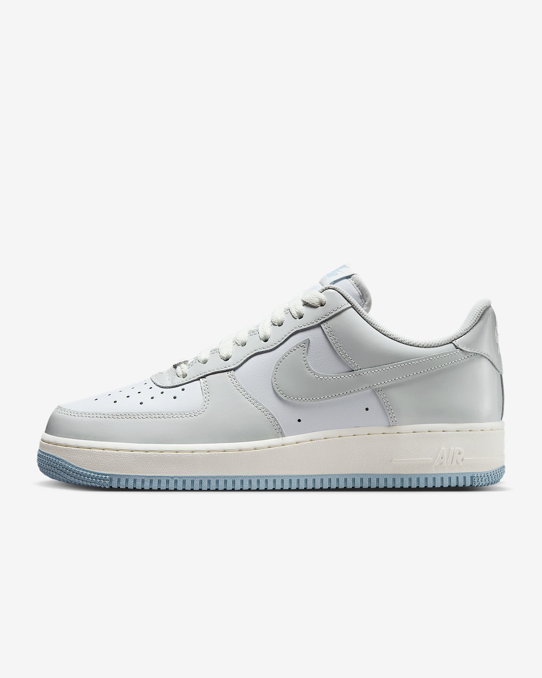 Nike Air Force 1 '07 Men's Shoes - White/Sail/Light Armory Blue/Photon Dust