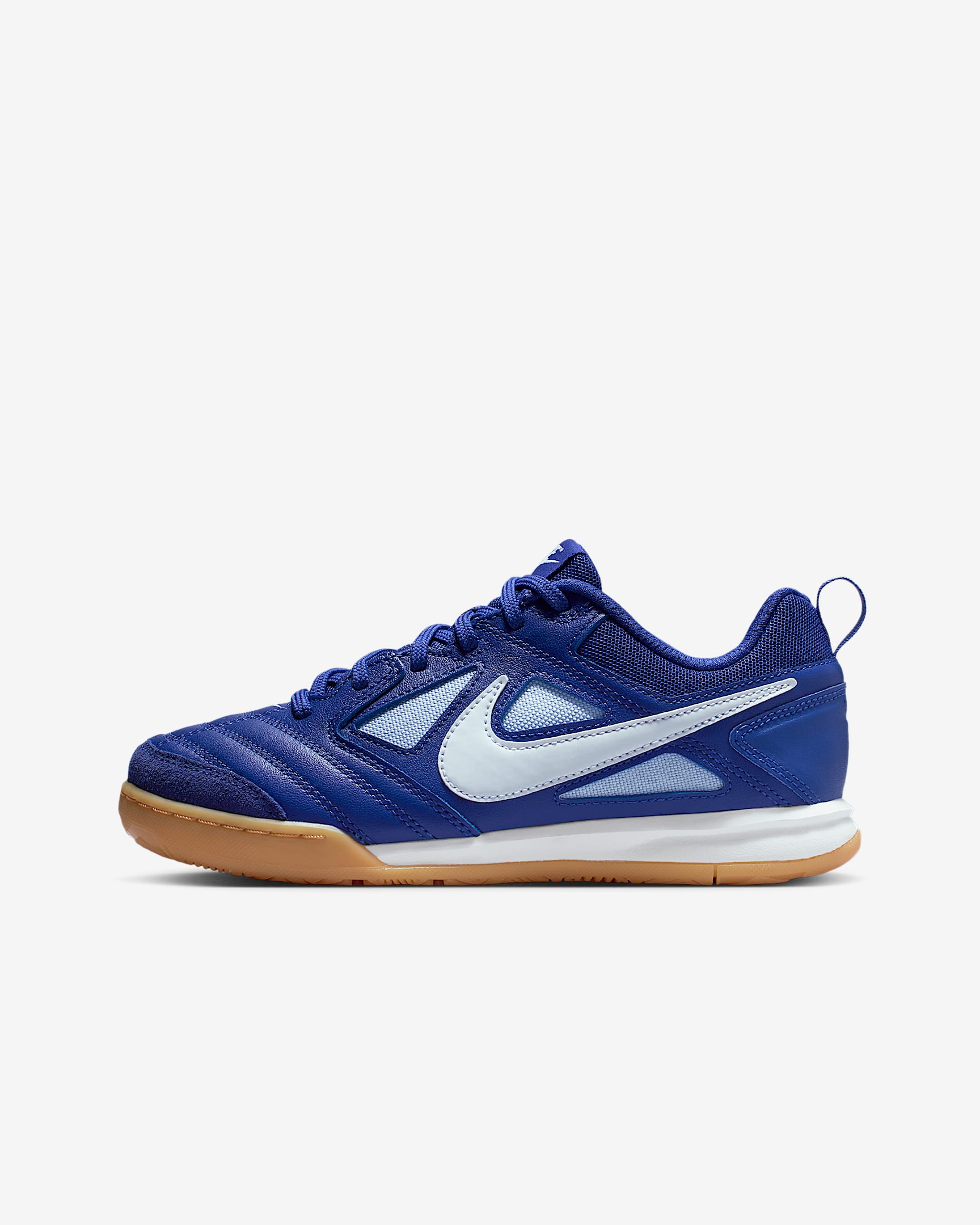 Tenis para niños grandes Nike Gato - Noche intenso/Amarillo goma/Aluminio/Gris fútbol