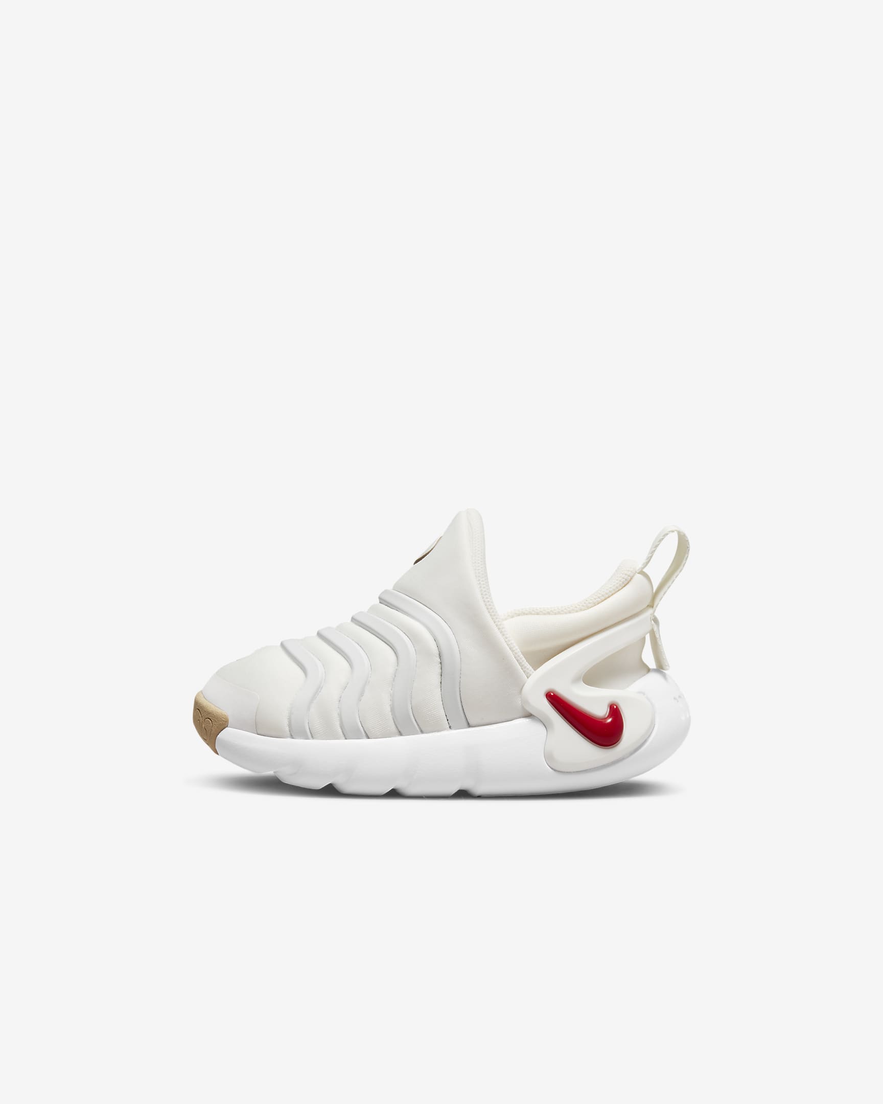 Nike Dynamo Go SE Baby/Toddler Easy On/Off Shoes - Sail/Summit White/Sesame/University Red